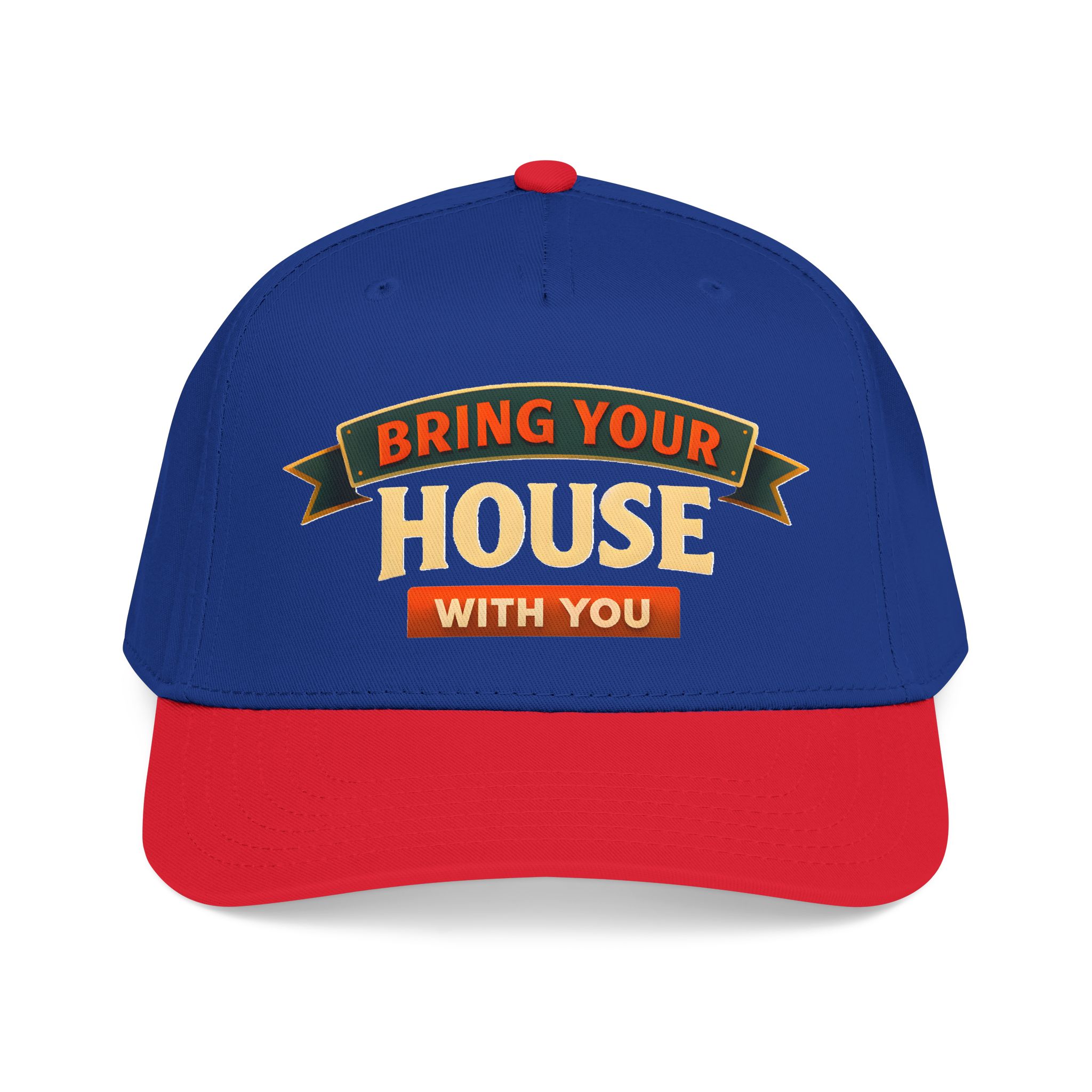 Baseball Cap - "Bring Your House With You" Design Scenic-Line