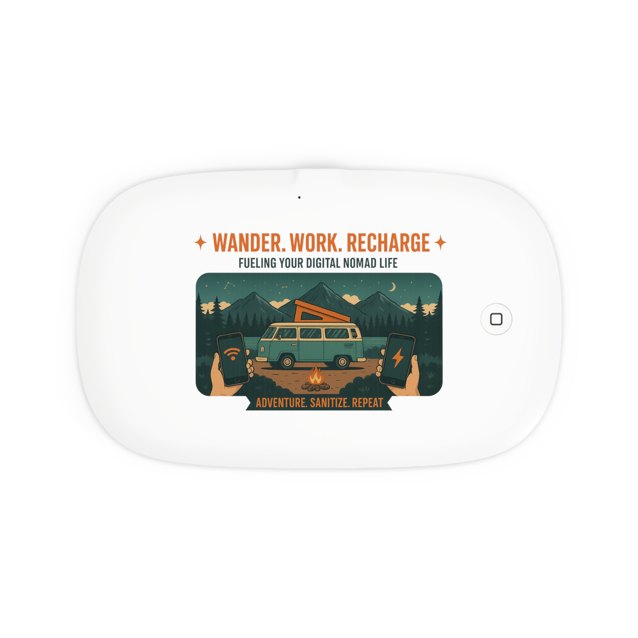 6840194291173684192_2048.jpeg UV Phone Sanitizer & Wireless Charging Pad — “Wander. Work. Recharge.” Adventure Van Design