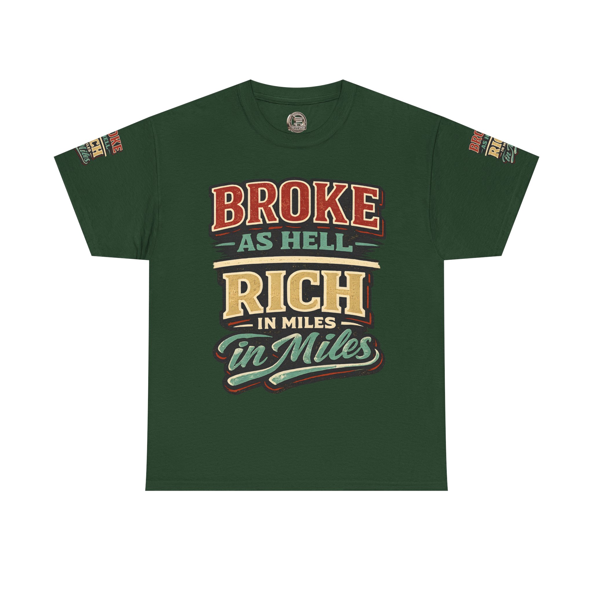 6845465454232970586_2048.jpeg Unisex Heavy Cotton Tee — "Broke As Hell" Design F**K-Line