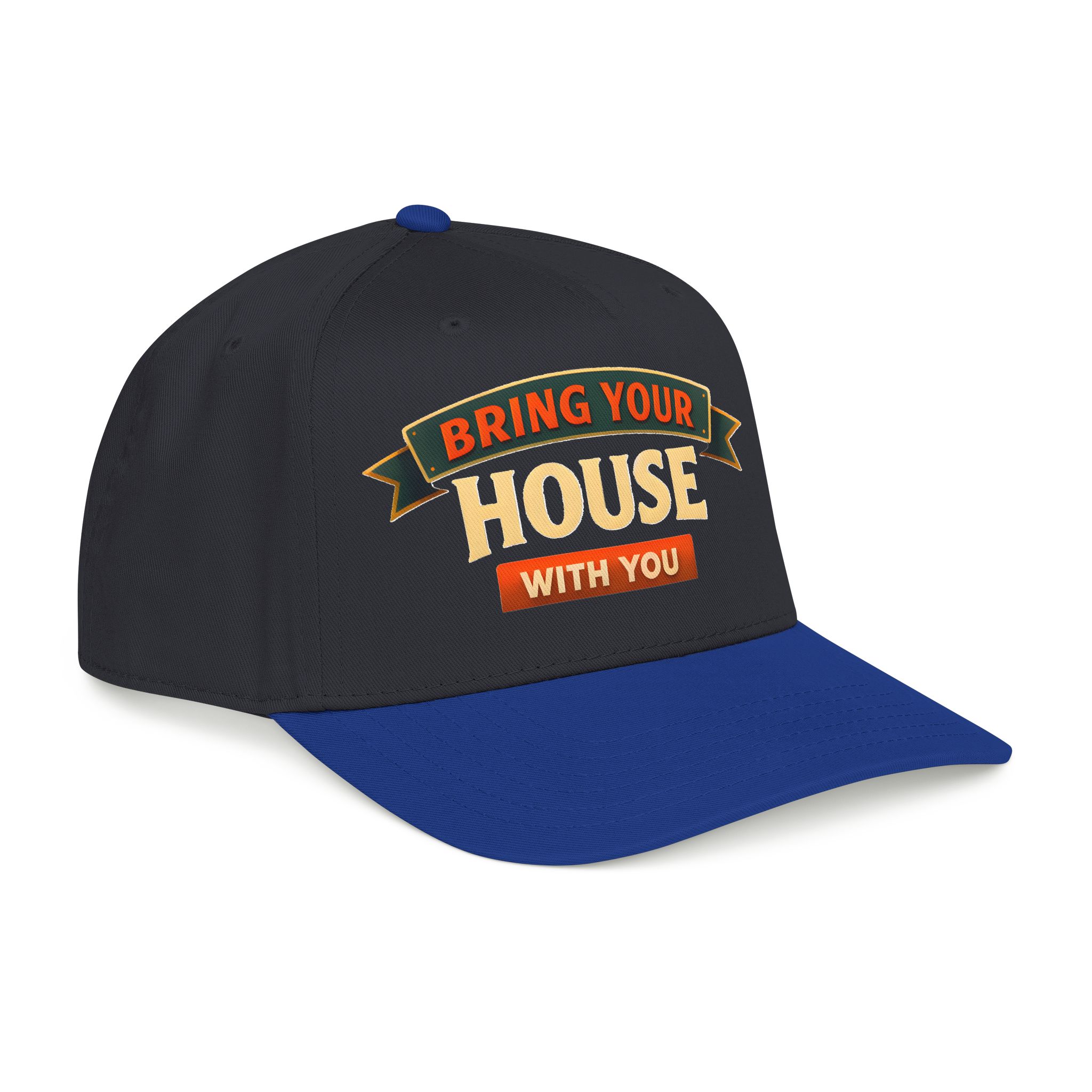 Baseball Cap - "Bring Your House With You" Design Scenic-Line