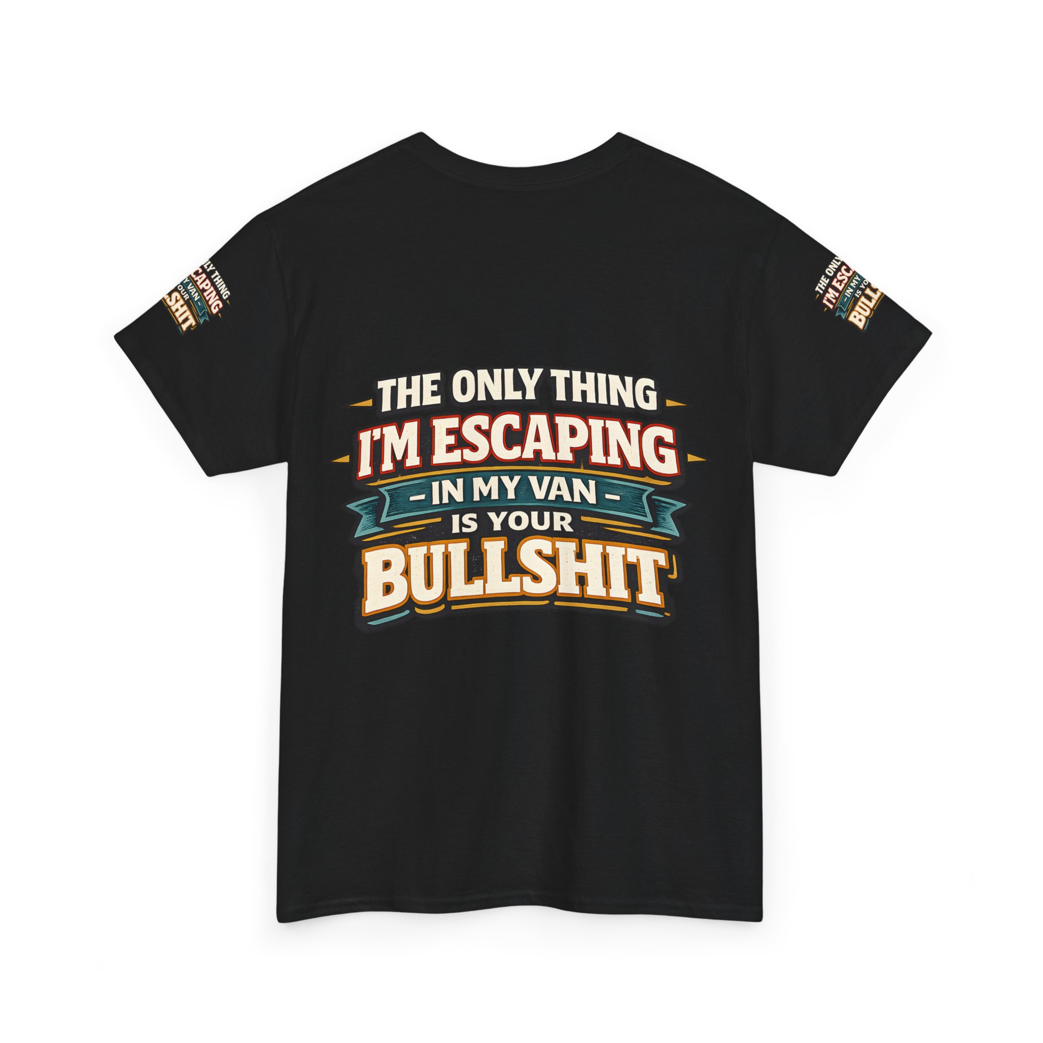 Unisex Heavy Cotton Tee — "The Only Thing I´m Escaping" Design F**K-Line