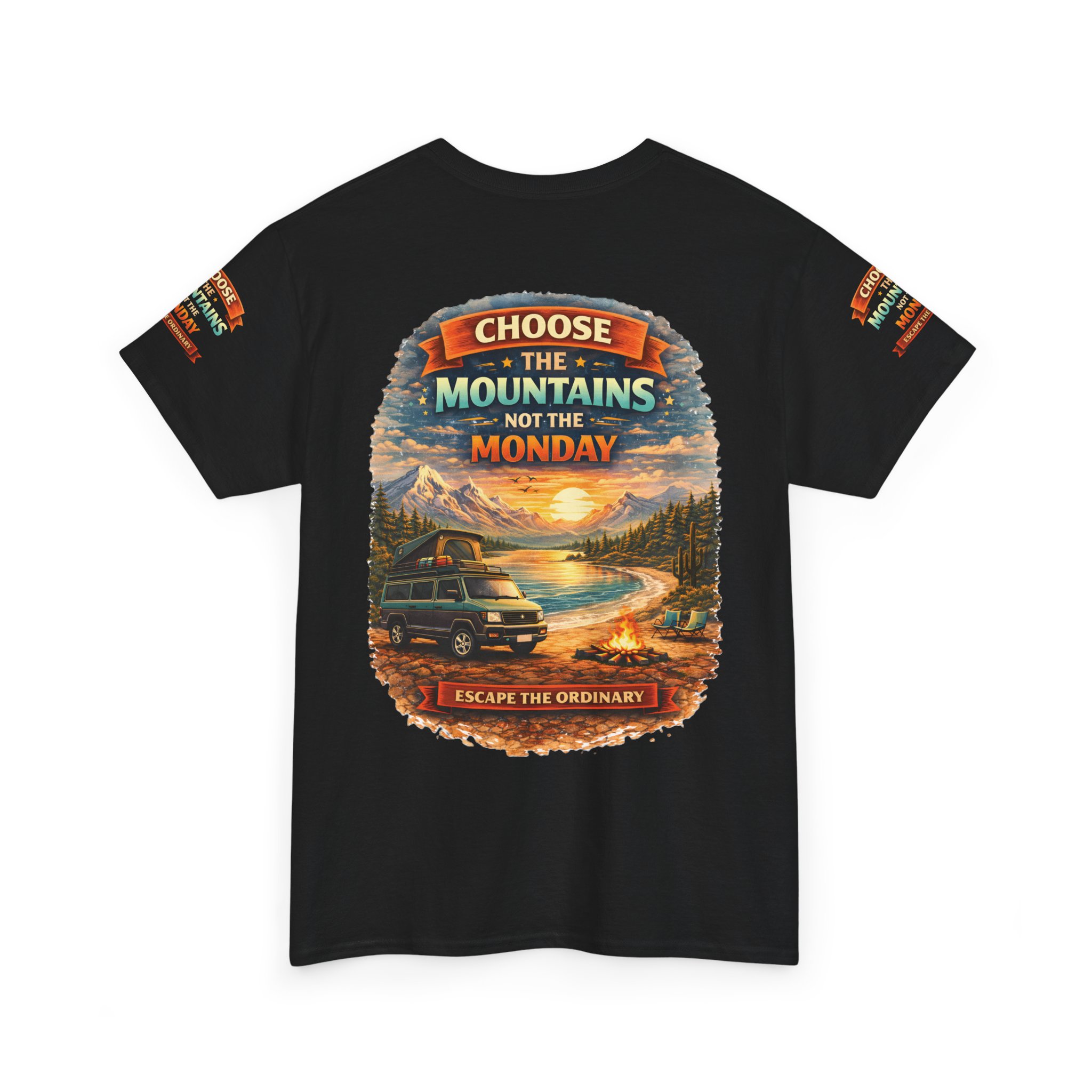 6868293116883125458_2048.jpeg Unisex Heavy Cotton Tee — "Choose The Mountens" Design Scenic-Line