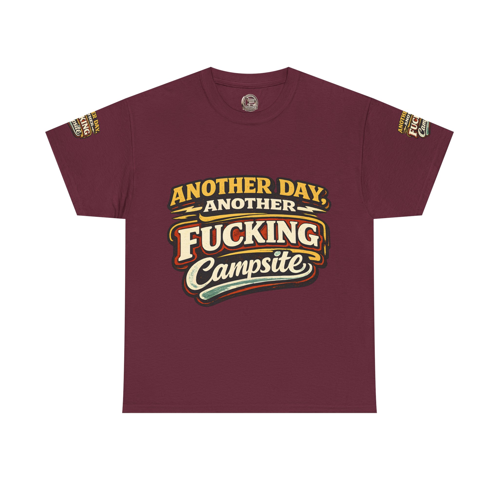 Unisex Heavy Cotton Tee — "Another Day" Design F**K-Line