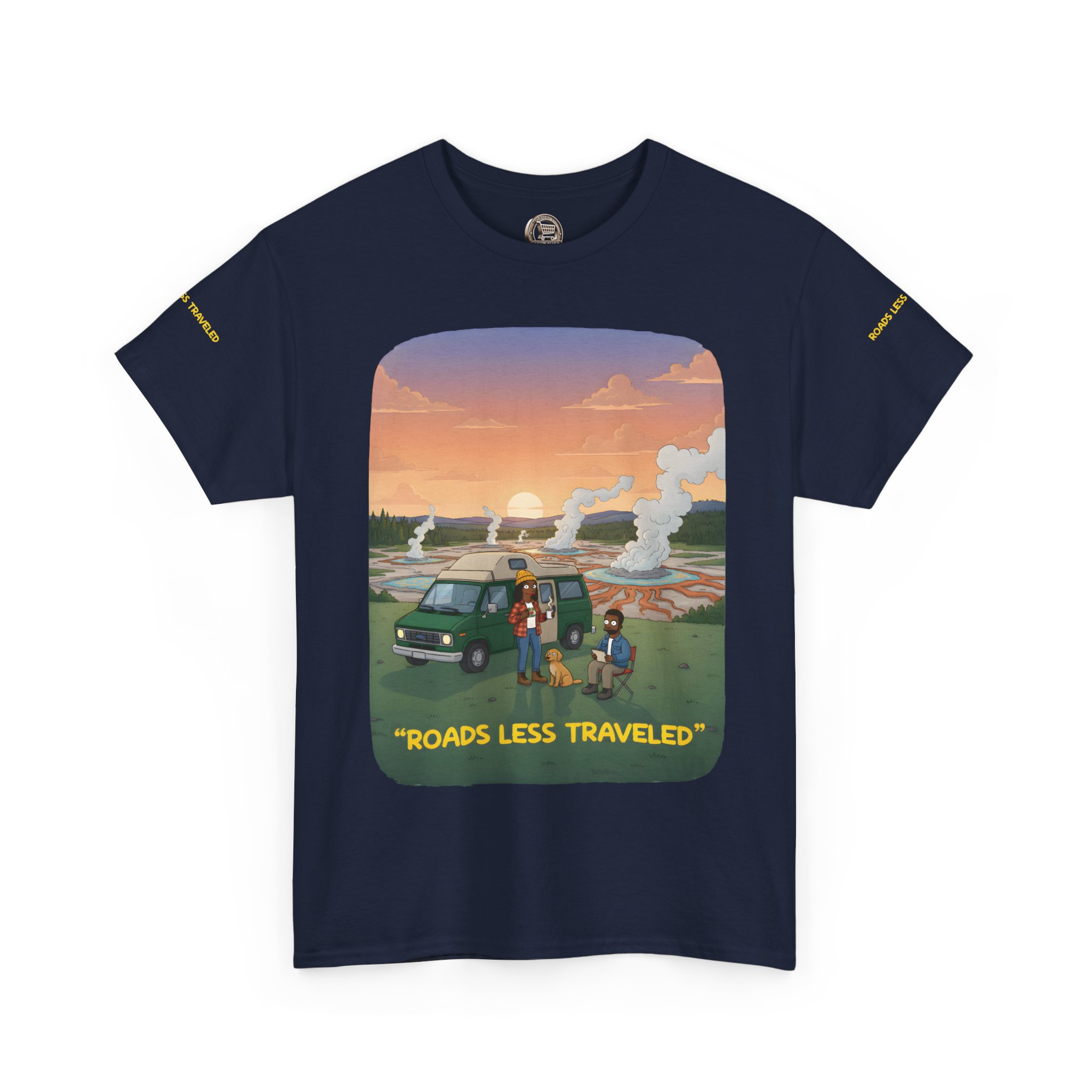 6908425256247426949_2048.jpeg Unisex Heavy Cotton Tee — "Roads Less Traveled" Design Sitcom-Line
