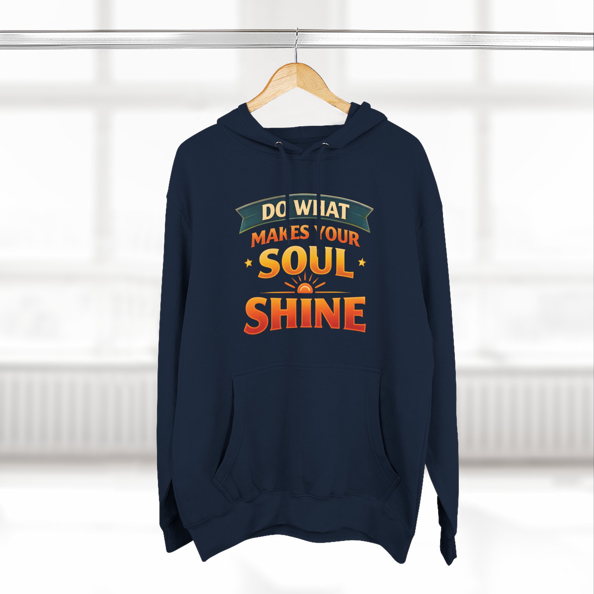 6921919252839323798_2048.jpeg Three-Panel Fleece Hoodie - "Do What Makes Your Soul Shine" Design Scenic-Line