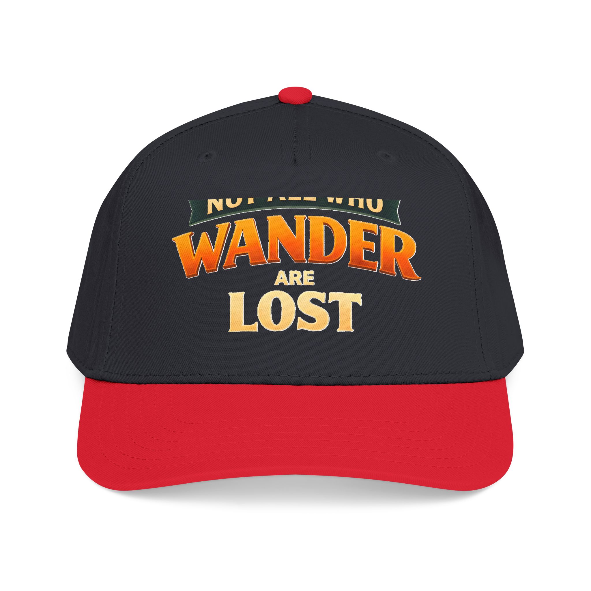 Baseball Cap - "Not All Who Wander Are Lost" Design Scenic-Line