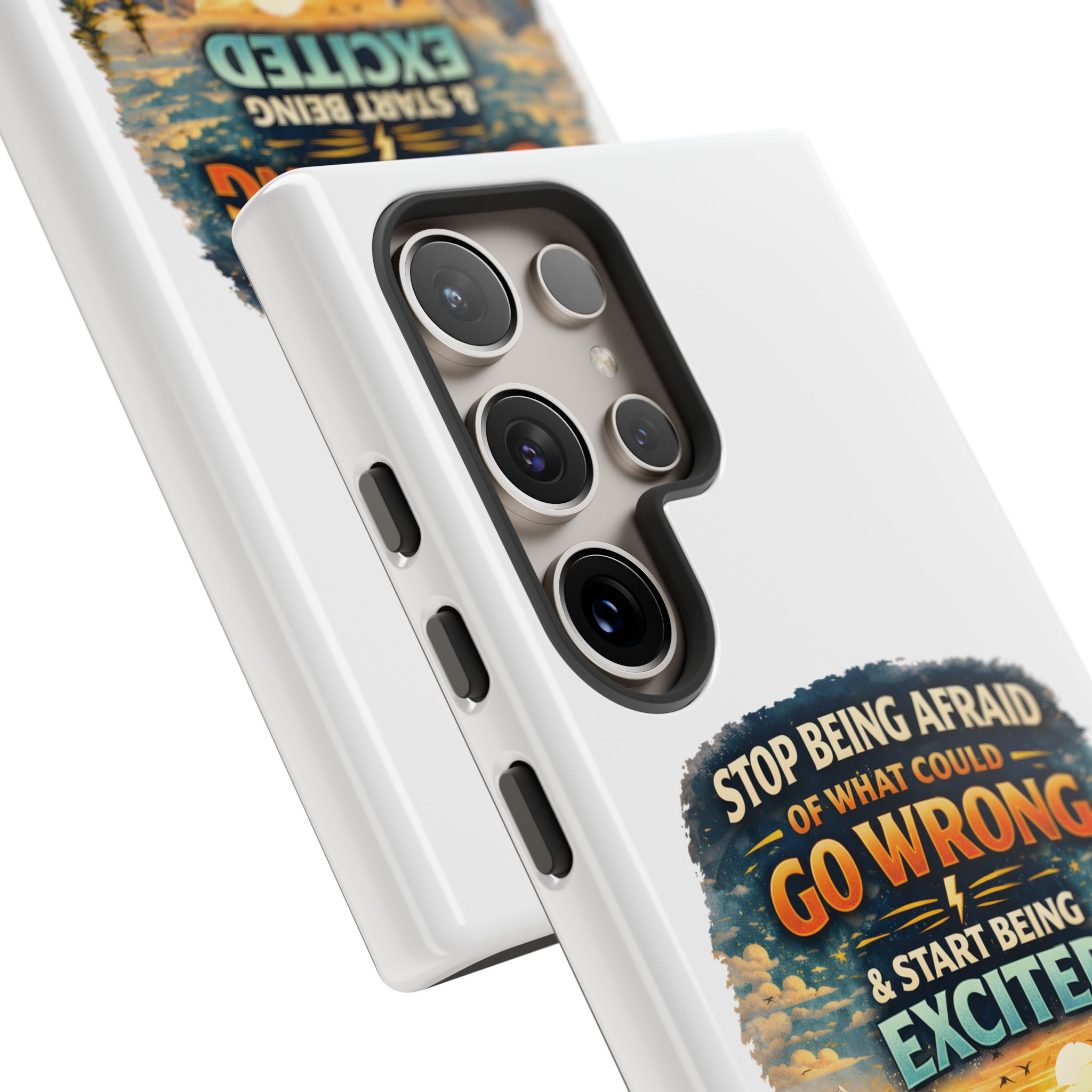 Phone Case — "Stop Being Afraid" (Design Scenic-Line)