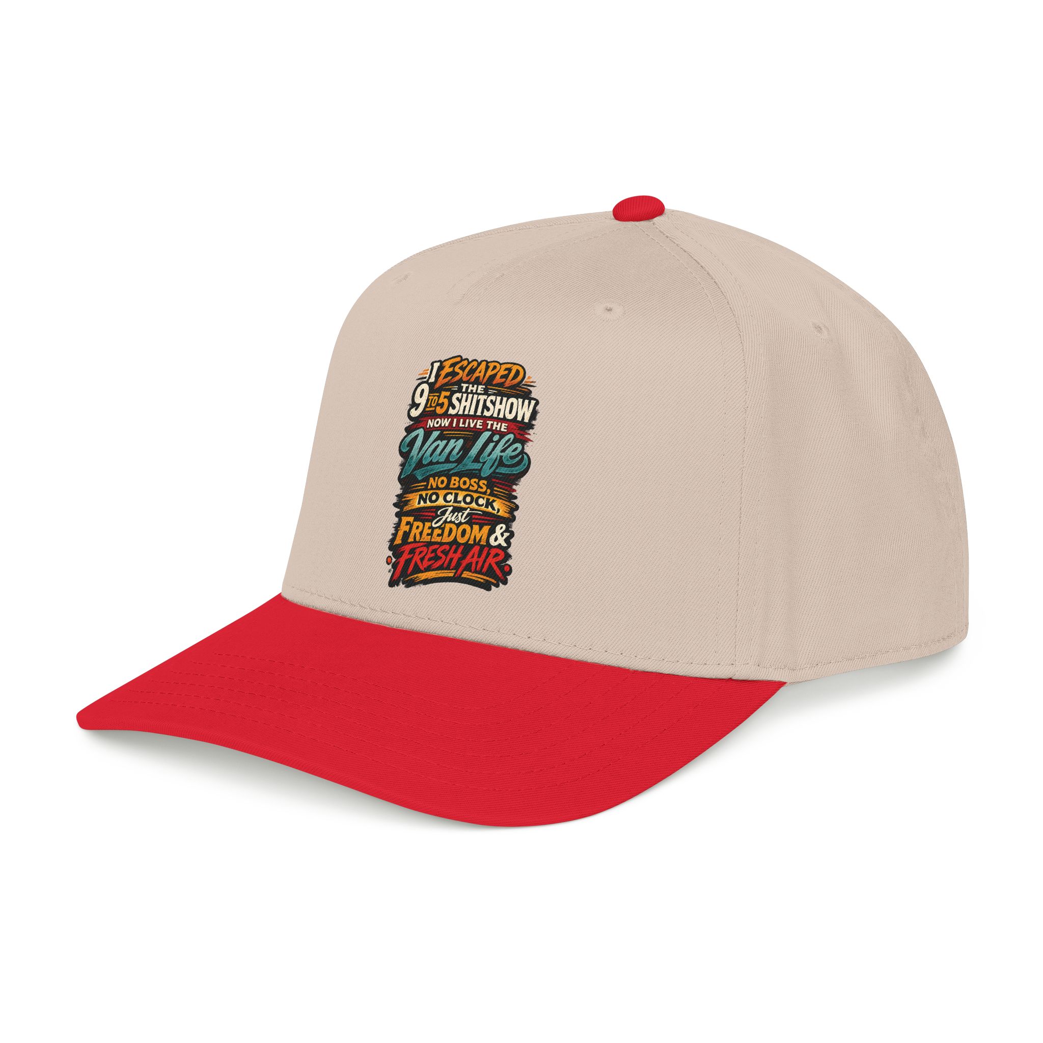 Baseball Cap - "I Escaped The 9 To 5" Design F**K-Line