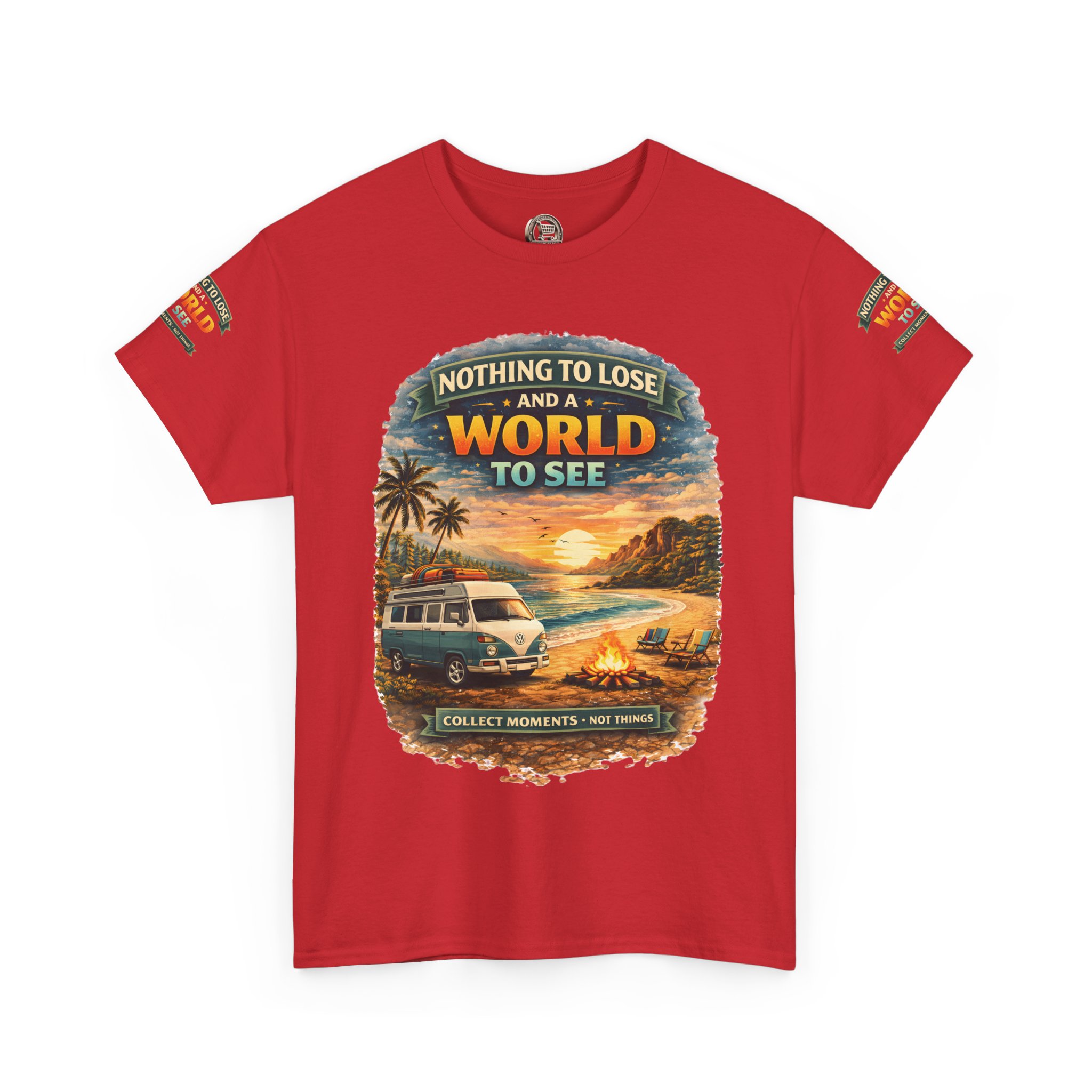 6947489407891050383_2048.jpeg Unisex Heavy Cotton Tee — "Nothing To Lose " Design Scenic-Line