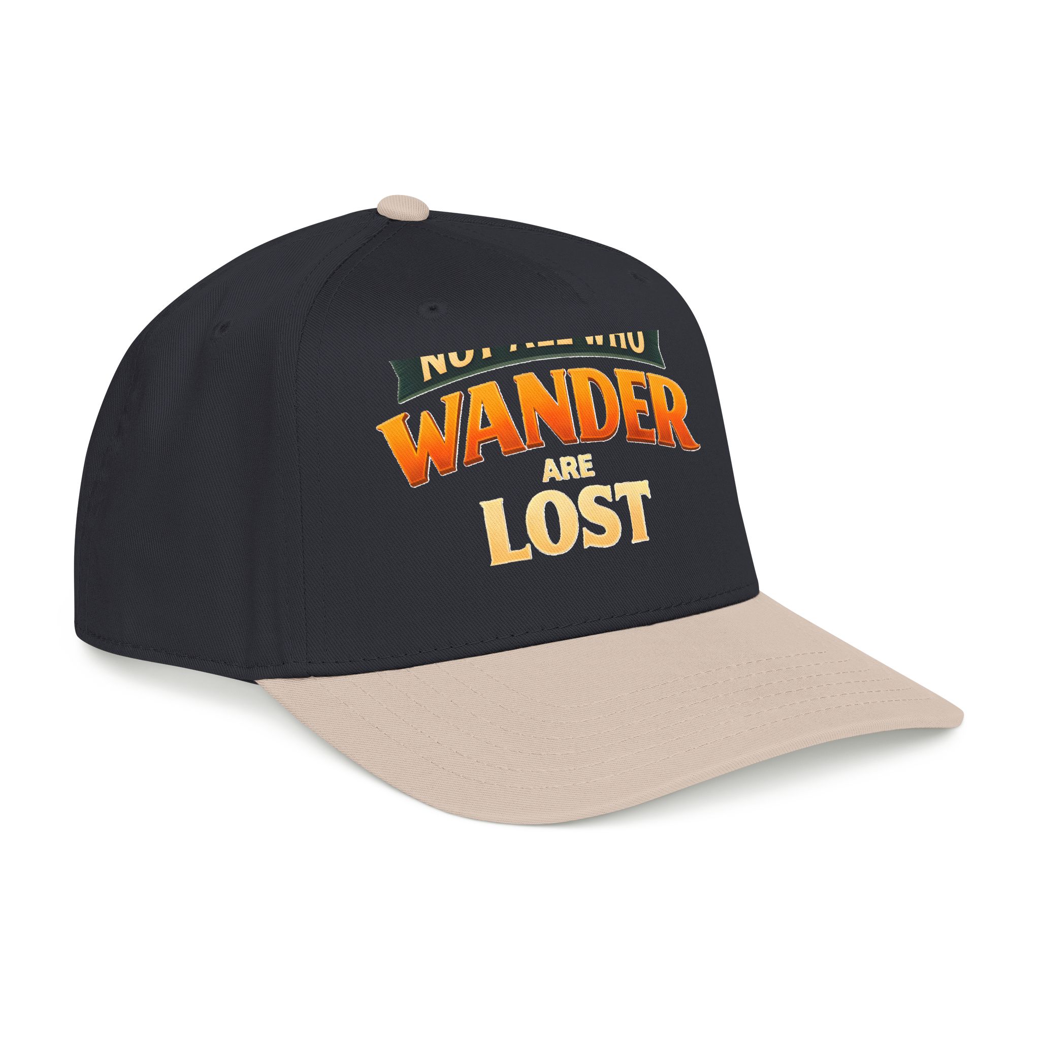 Baseball Cap - "Not All Who Wander Are Lost" Design Scenic-Line