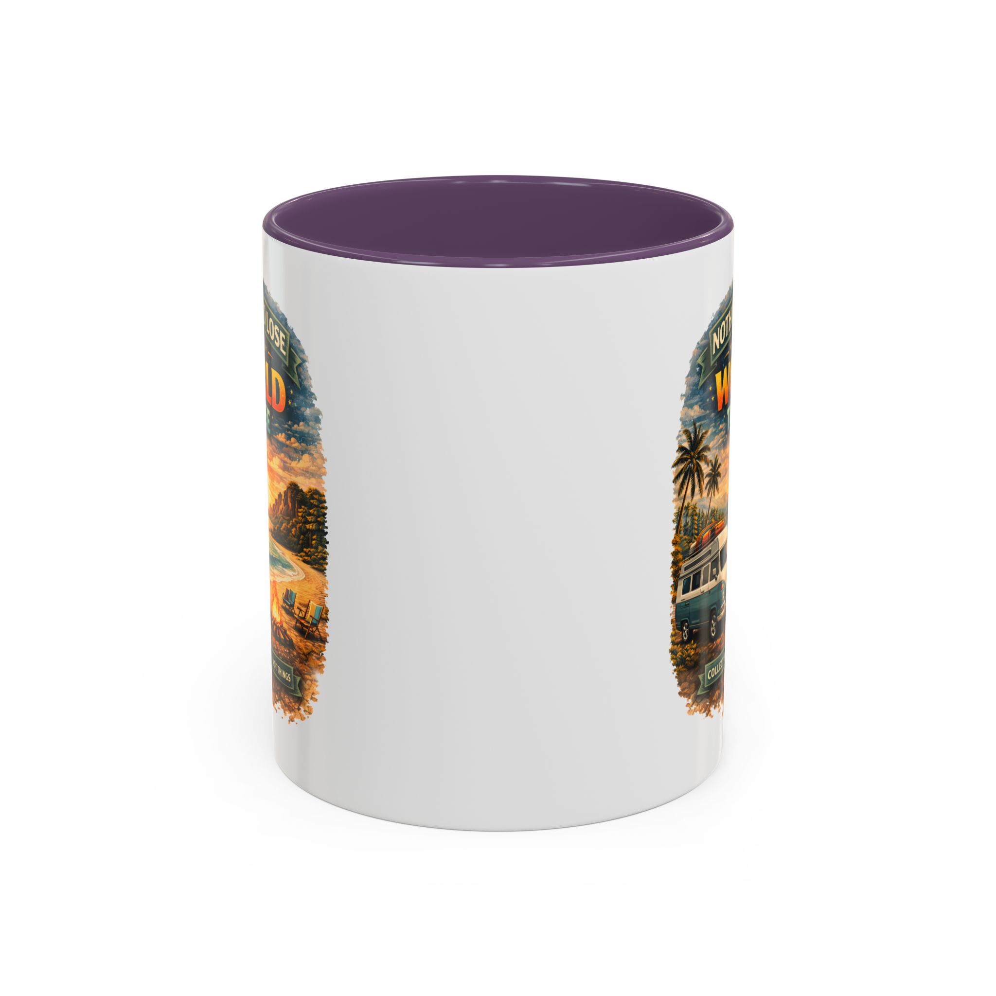 Accent Coffee Mug (11, 15oz) — "Nothing To Lose" Design Scenic-Line