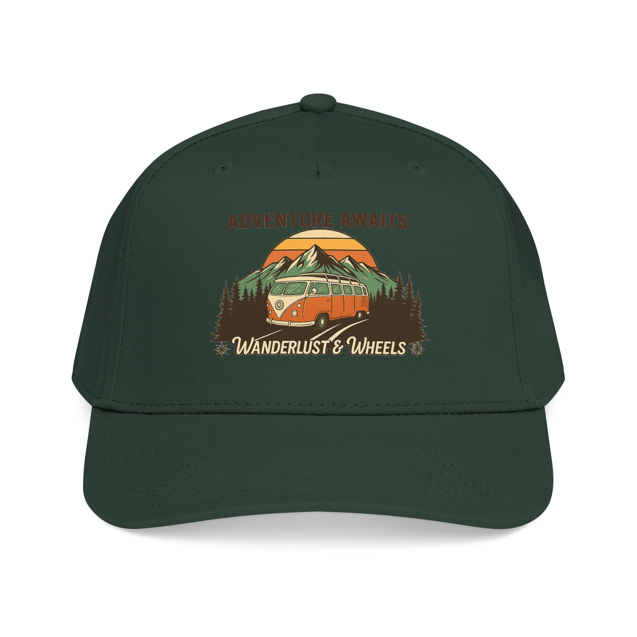 Baseball Cap - "Home Is Where You Adventure Awaits" Mid Profile Baseball Cap