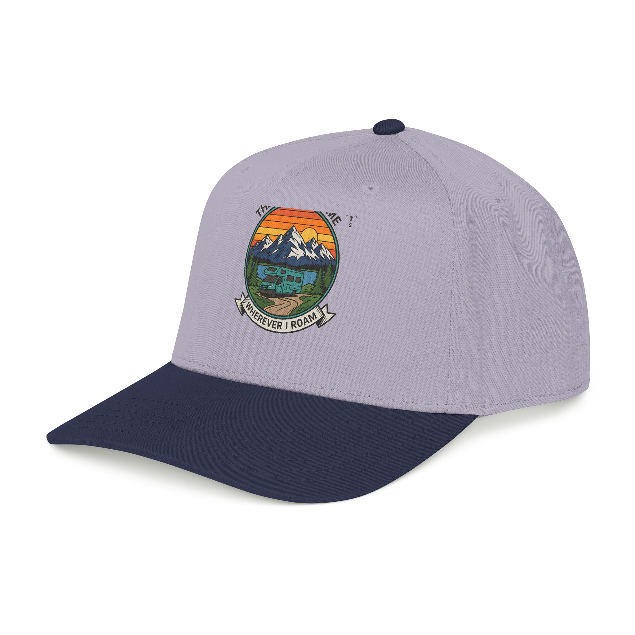 Baseball Cap — "The Road Is Home, Wherever I Roam"