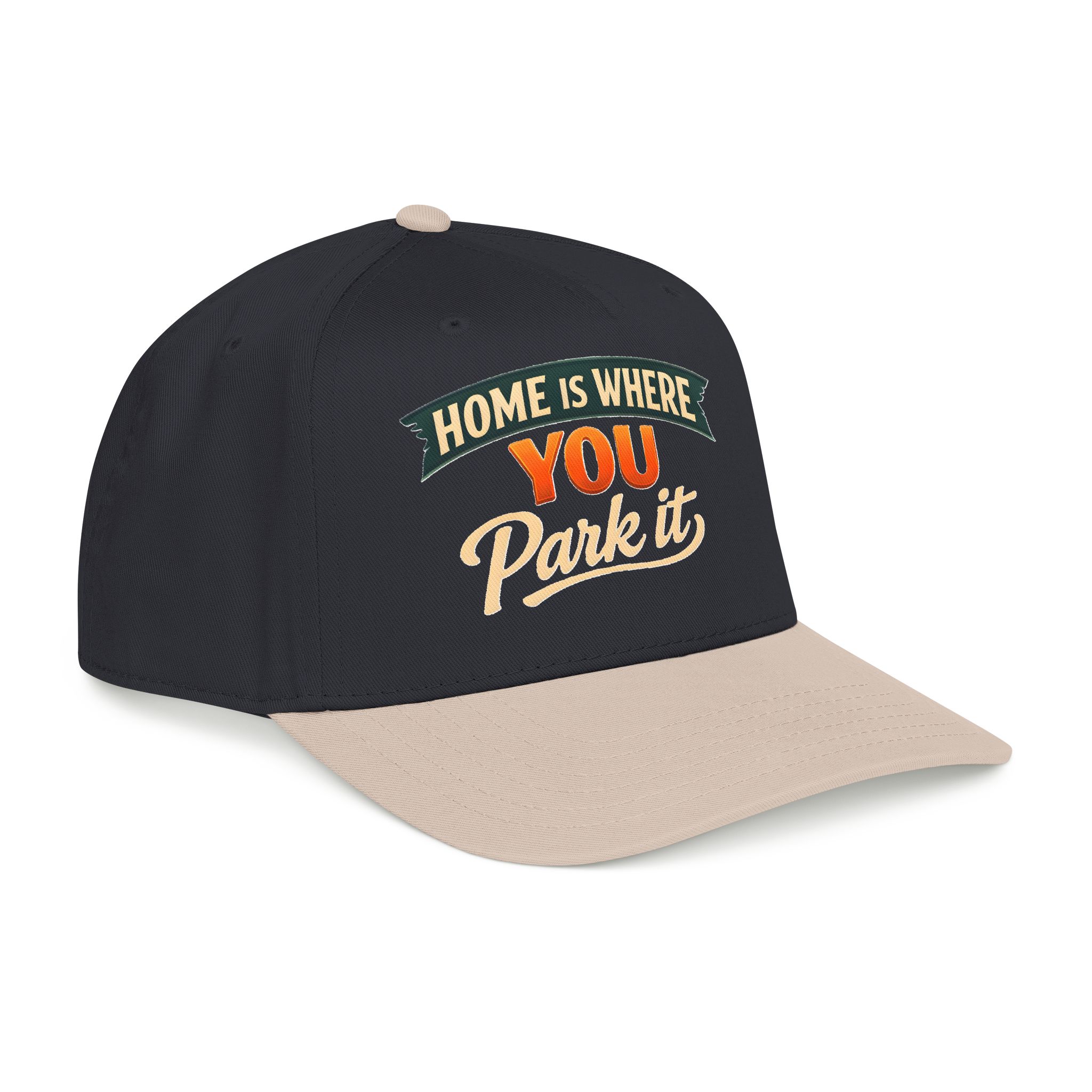 Baseball Cap - "Home Is where You Park It" Design Scenic-Line