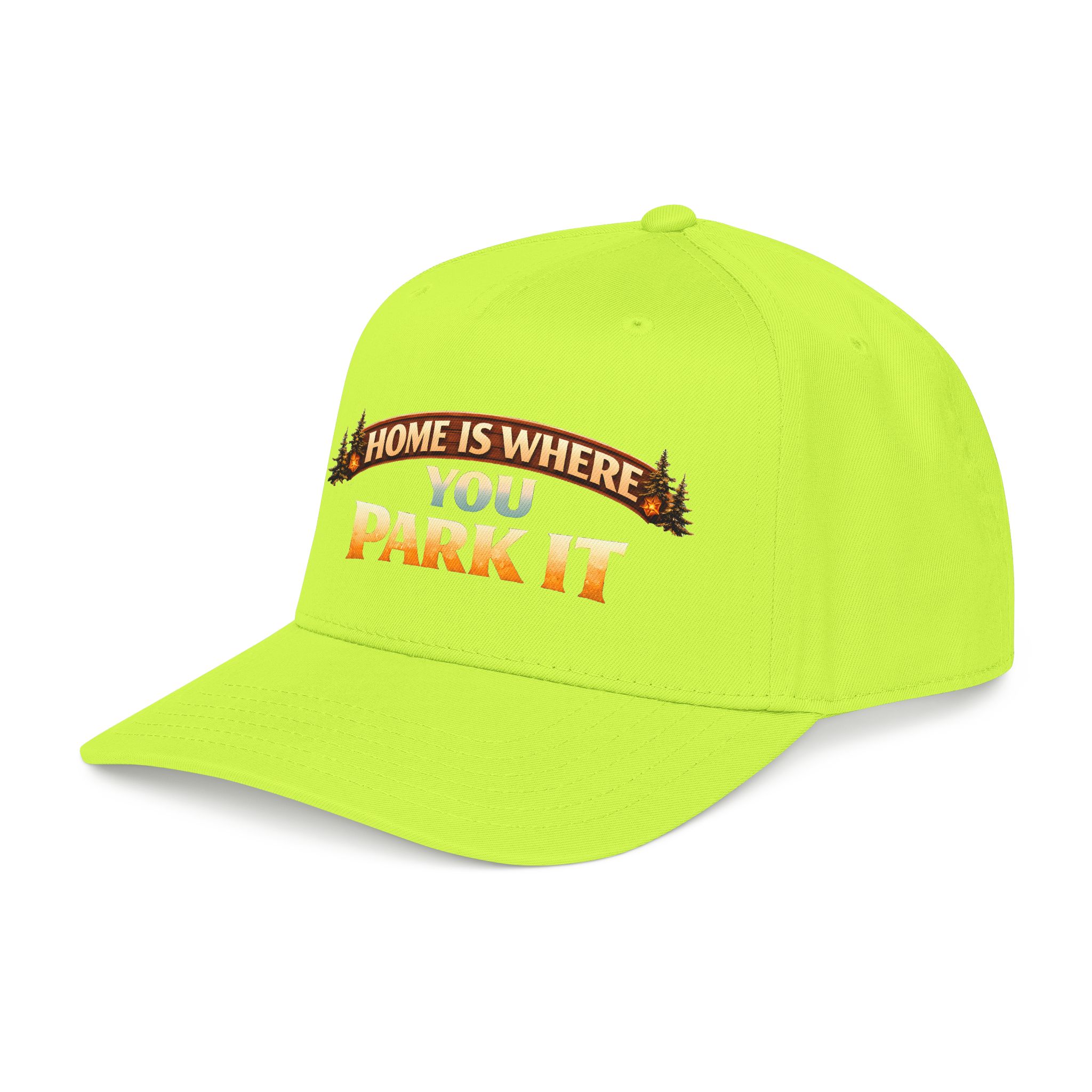 Baseball Cap - "Home Is Where You Park It" Design Scenic-Line