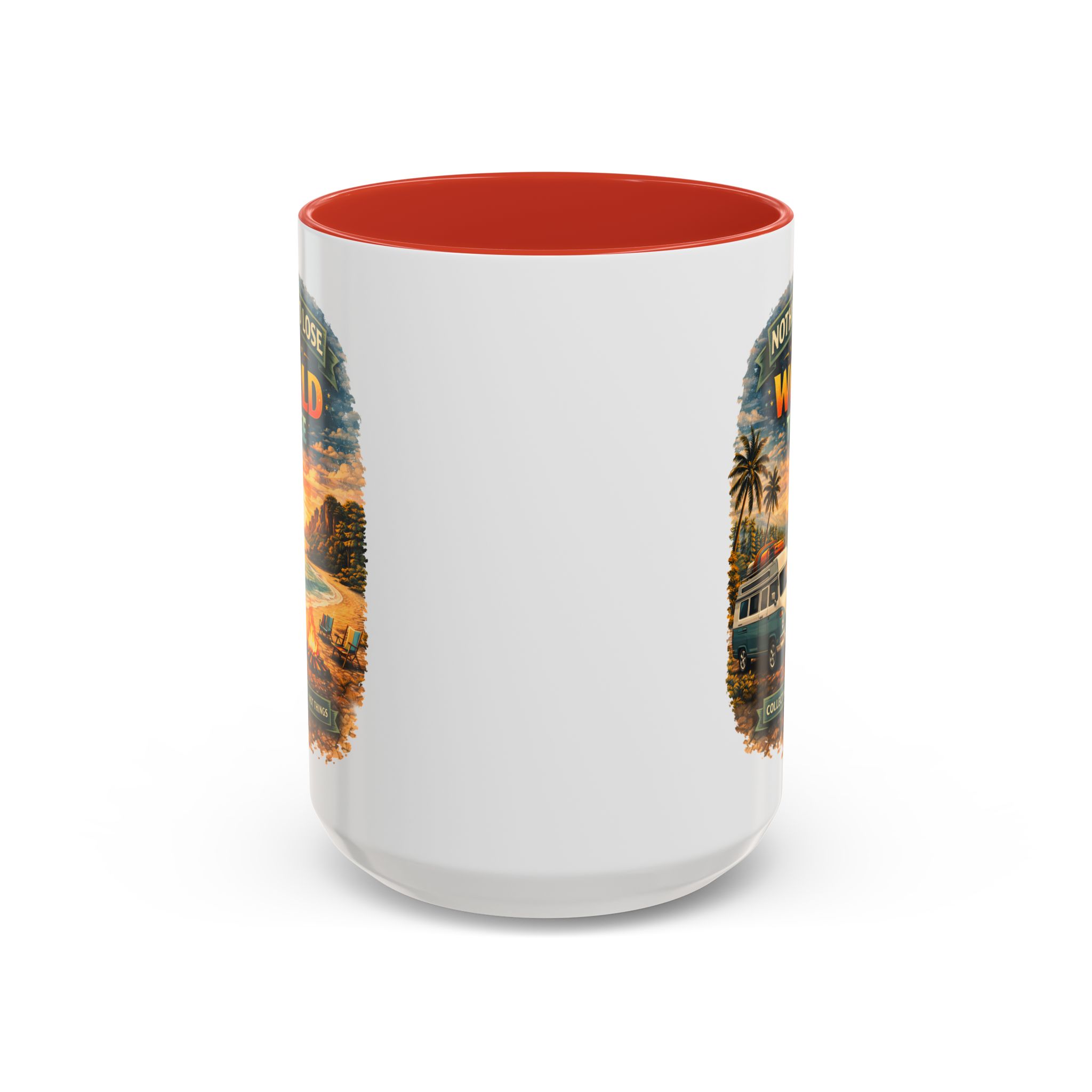 Accent Coffee Mug (11, 15oz) — "Nothing To Lose" Design Scenic-Line