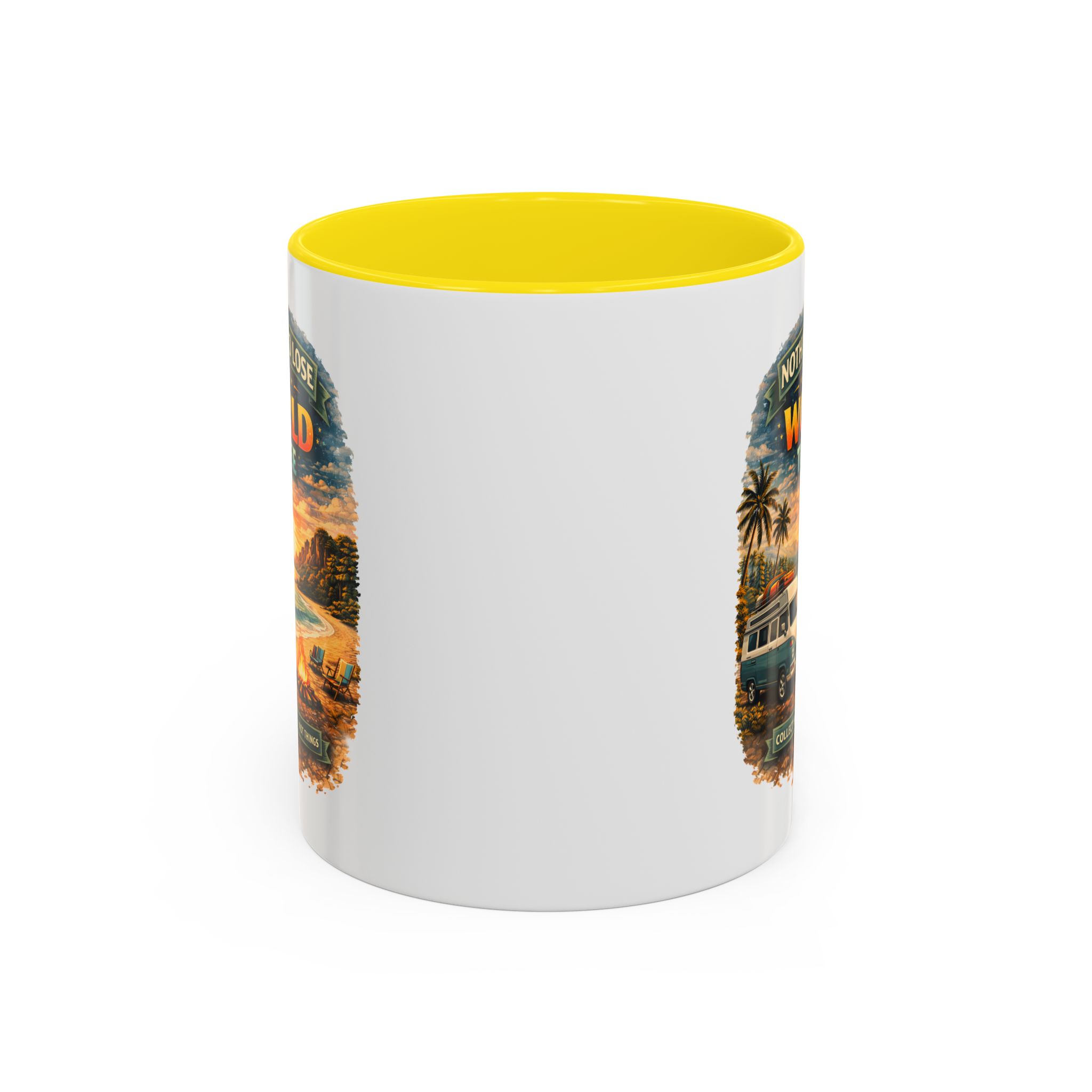 Accent Coffee Mug (11, 15oz) — "Nothing To Lose" Design Scenic-Line