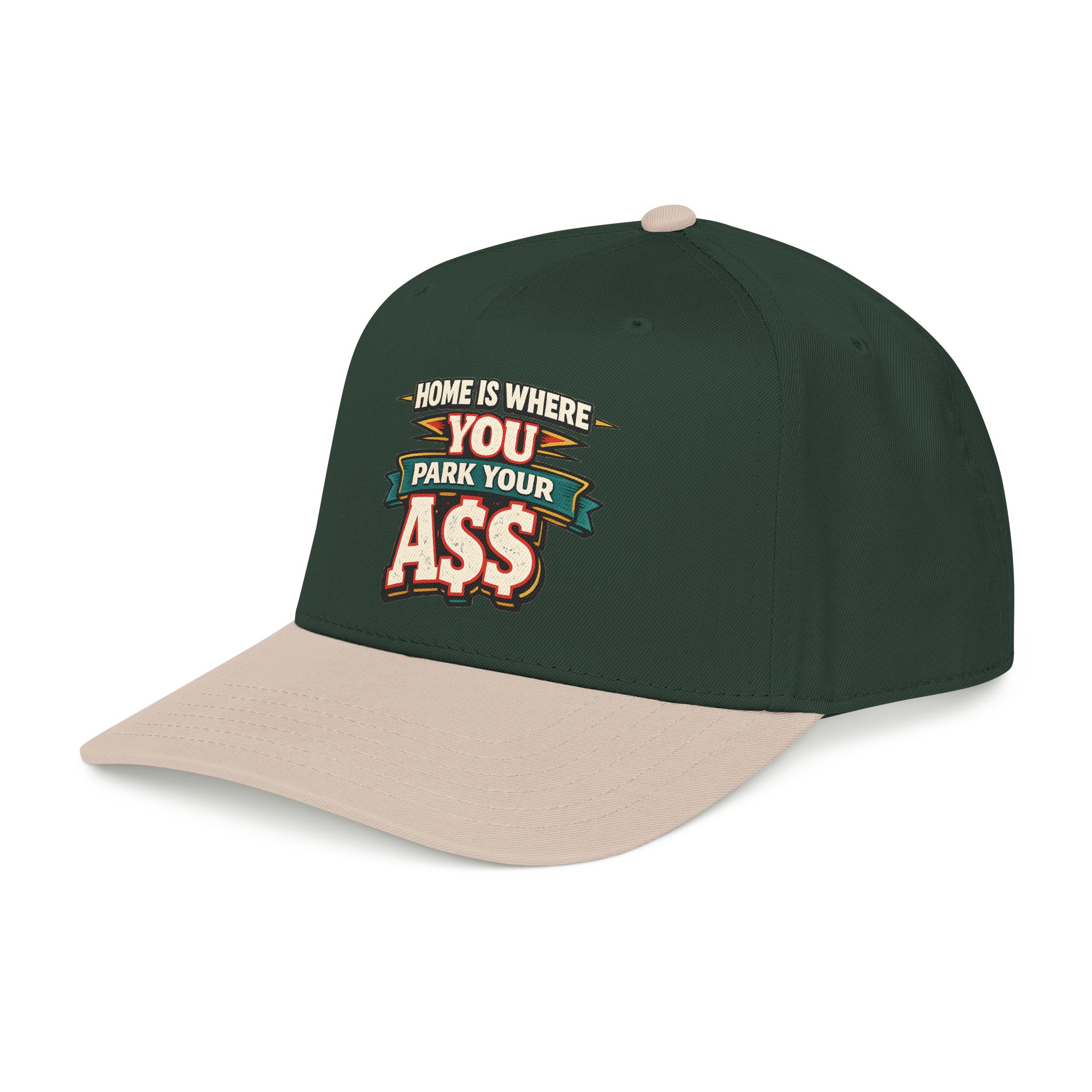 Baseball Cap - "Home Is Where You Park Your Ass" Design F**K-Line