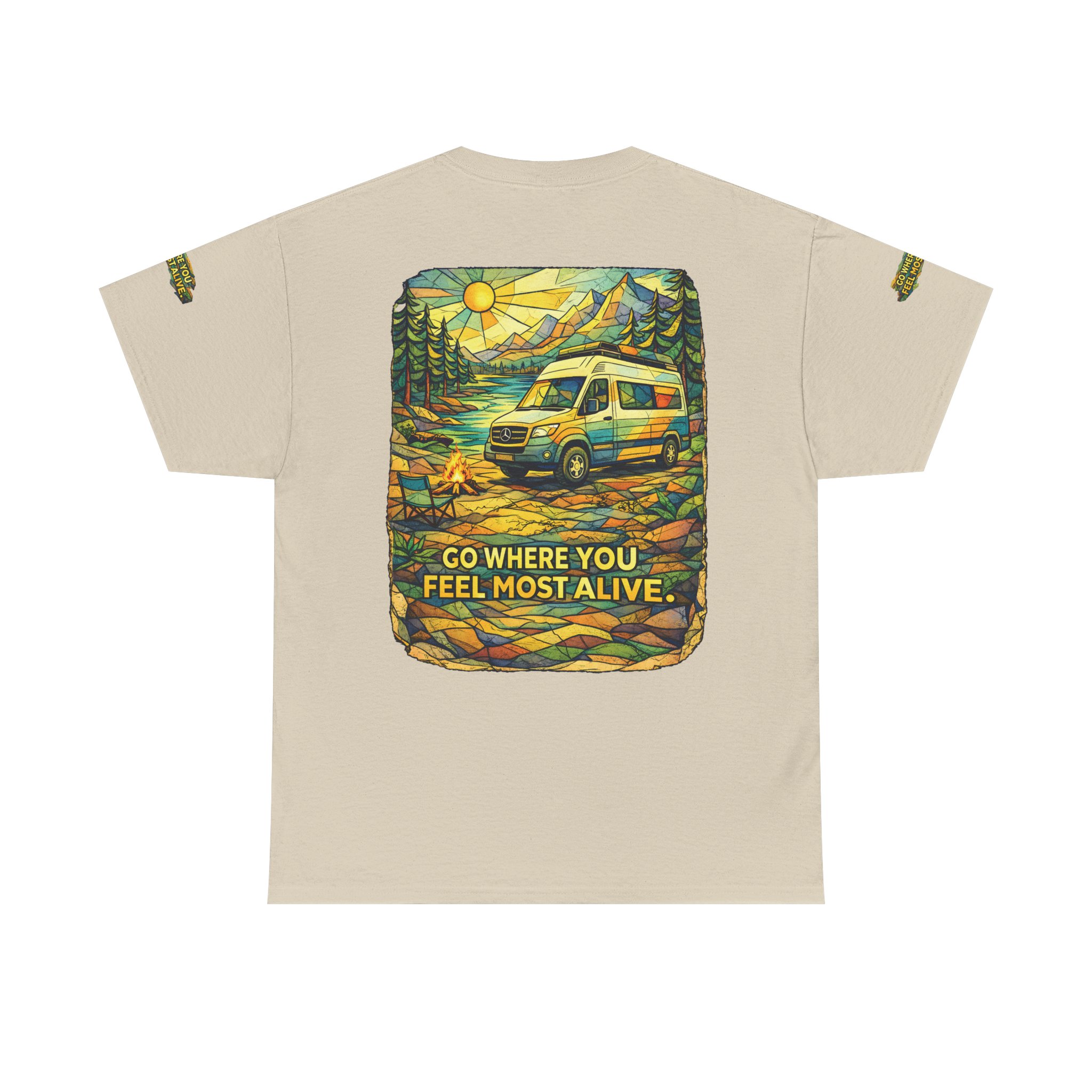 7002701510561195519_2048.jpeg Unisex Heavy Cotton Tee — "Go Where You Feel Most Alive" Design Cubic-Line