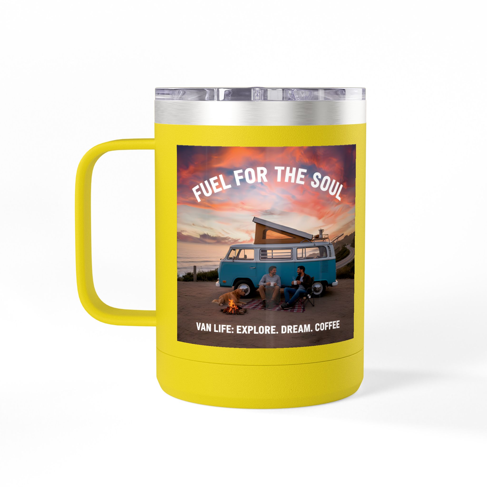 Coffee Mug Tumbler, 15oz — "Fuel for the Soul"