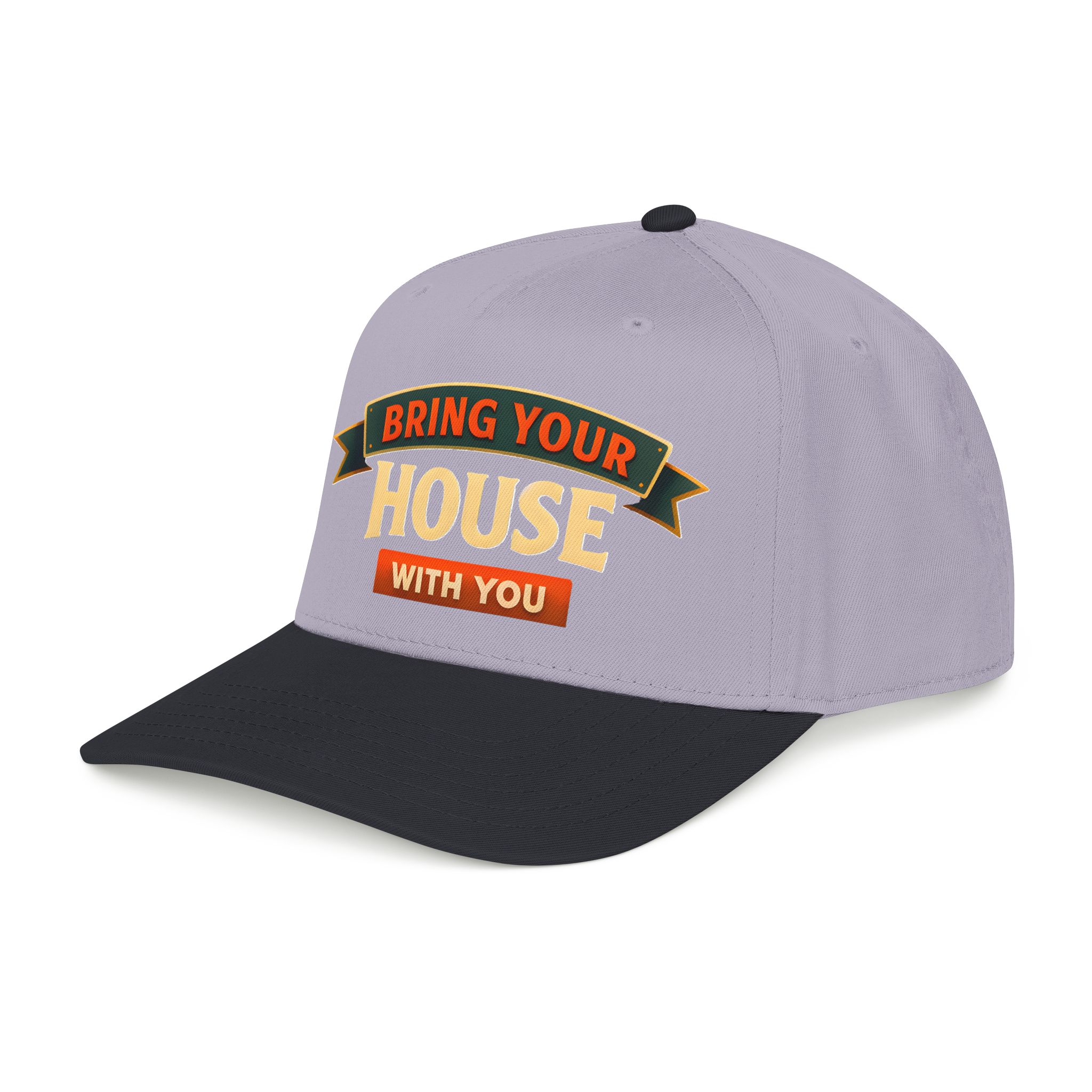 Baseball Cap - "Bring Your House With You" Design Scenic-Line