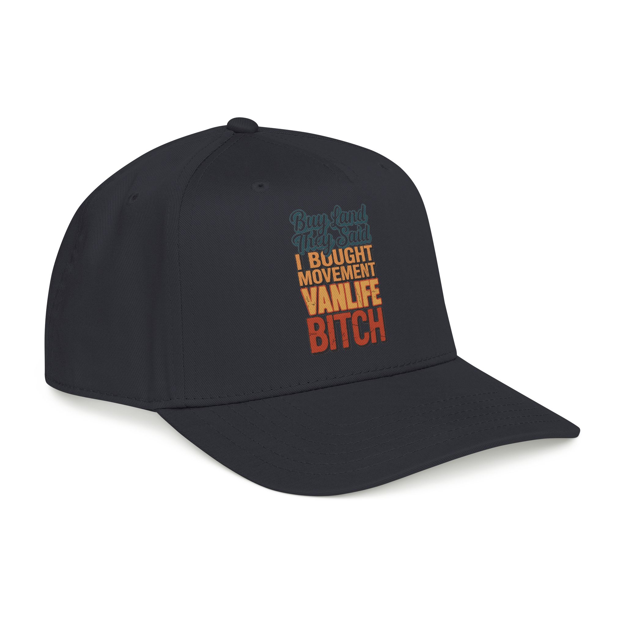 Baseball Cap - "Buy Land They Said" Design F**K-Line