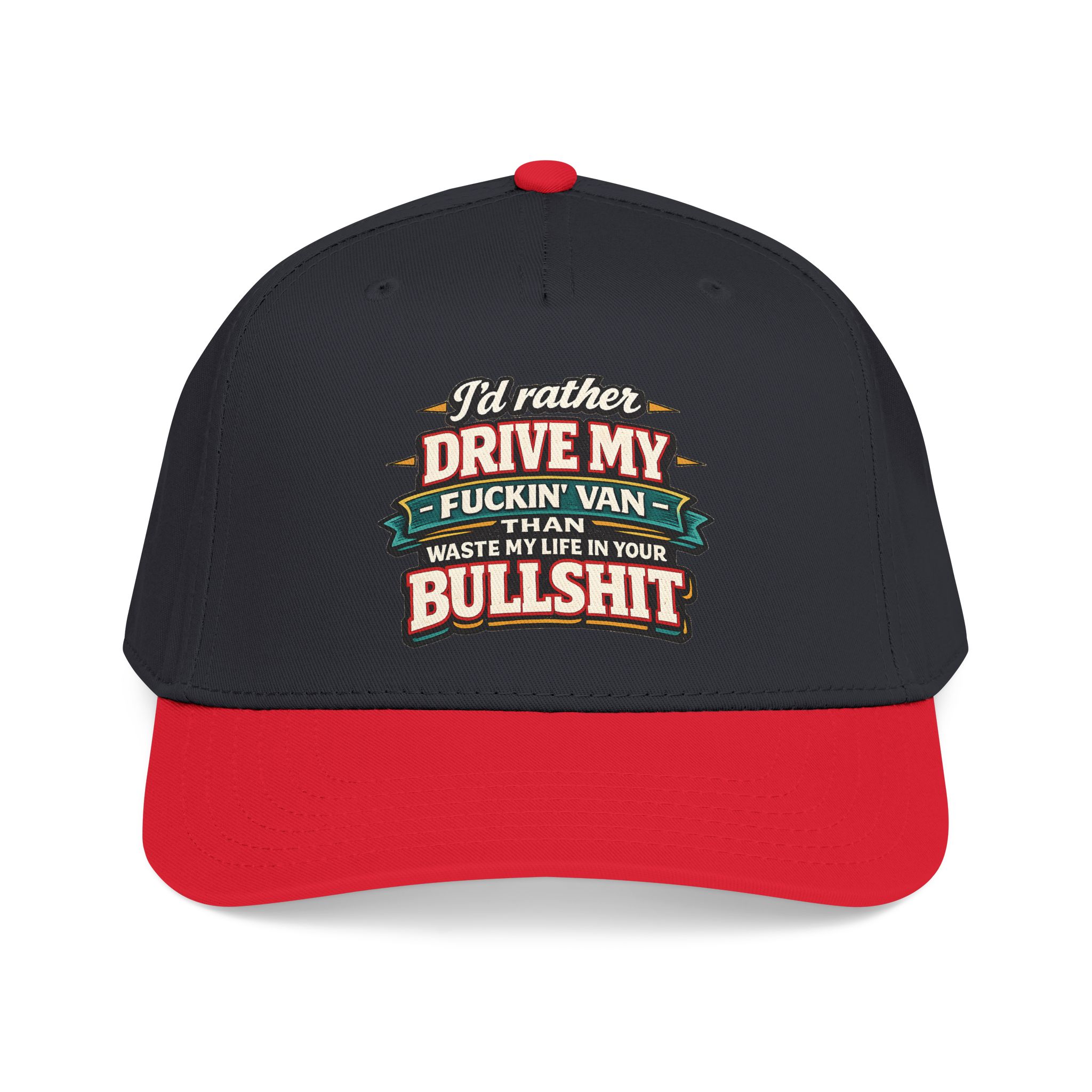 Baseball Cap - "I´d Rather Drive My Fucking Van" Design F**K-Line