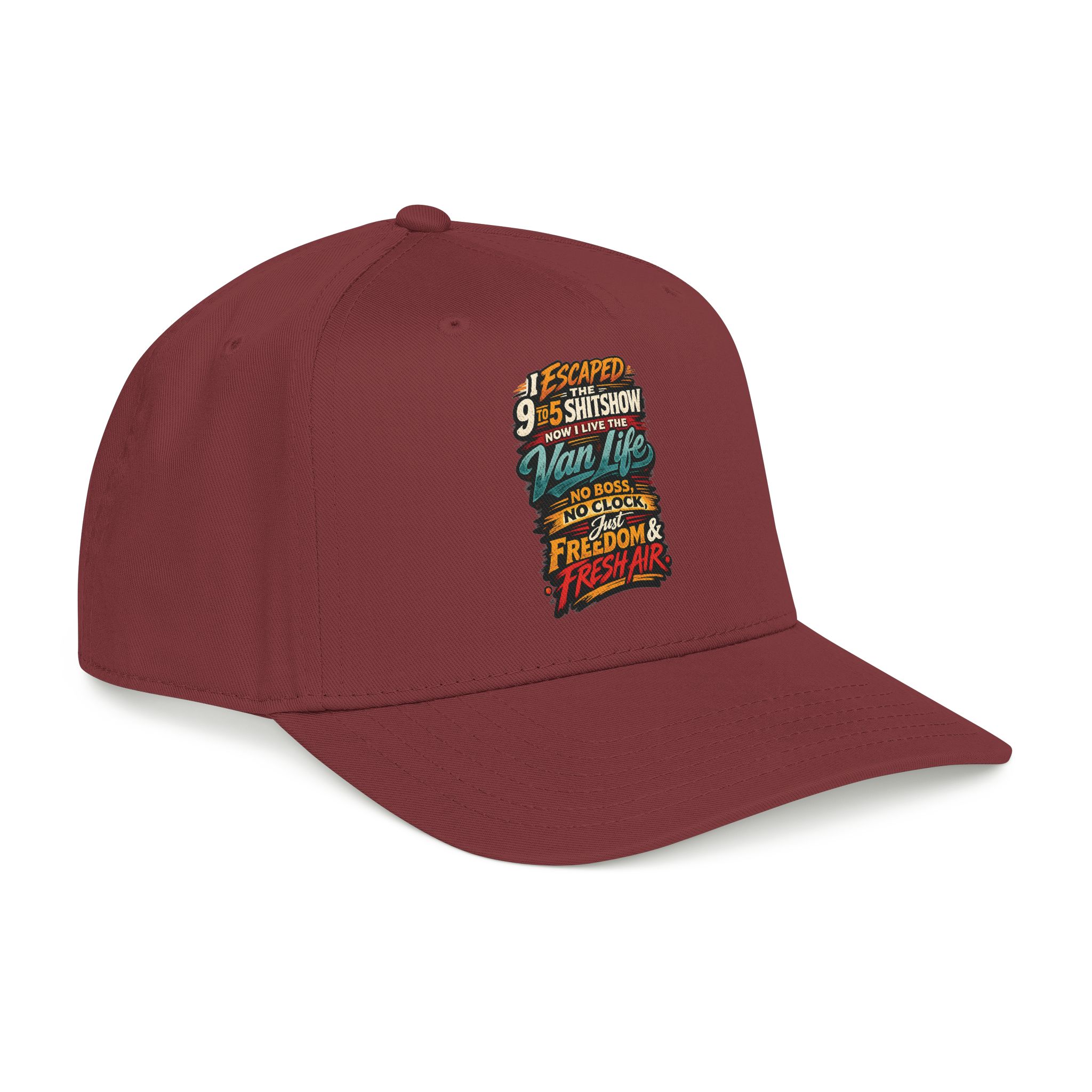 Baseball Cap - "I Escaped The 9 To 5" Design F**K-Line