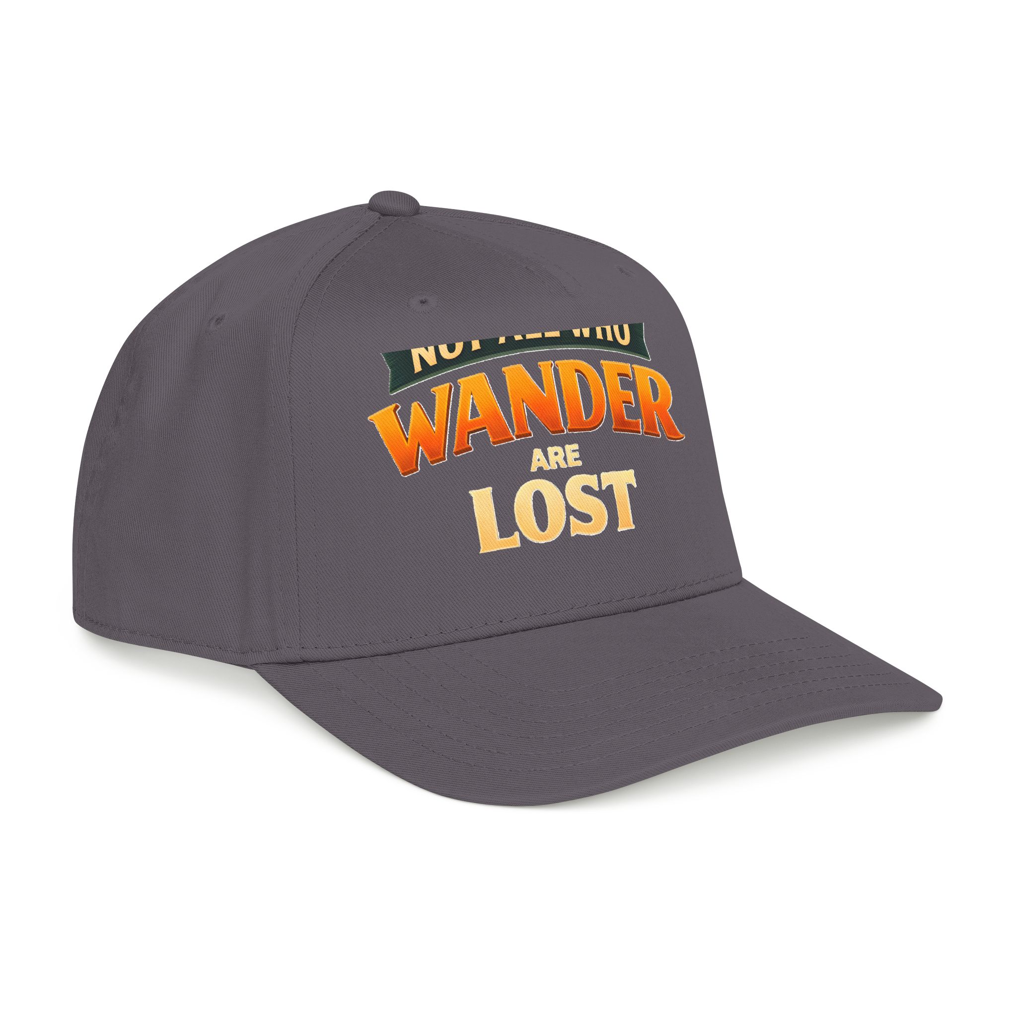 Baseball Cap - "Not All Who Wander Are Lost" Design Scenic-Line
