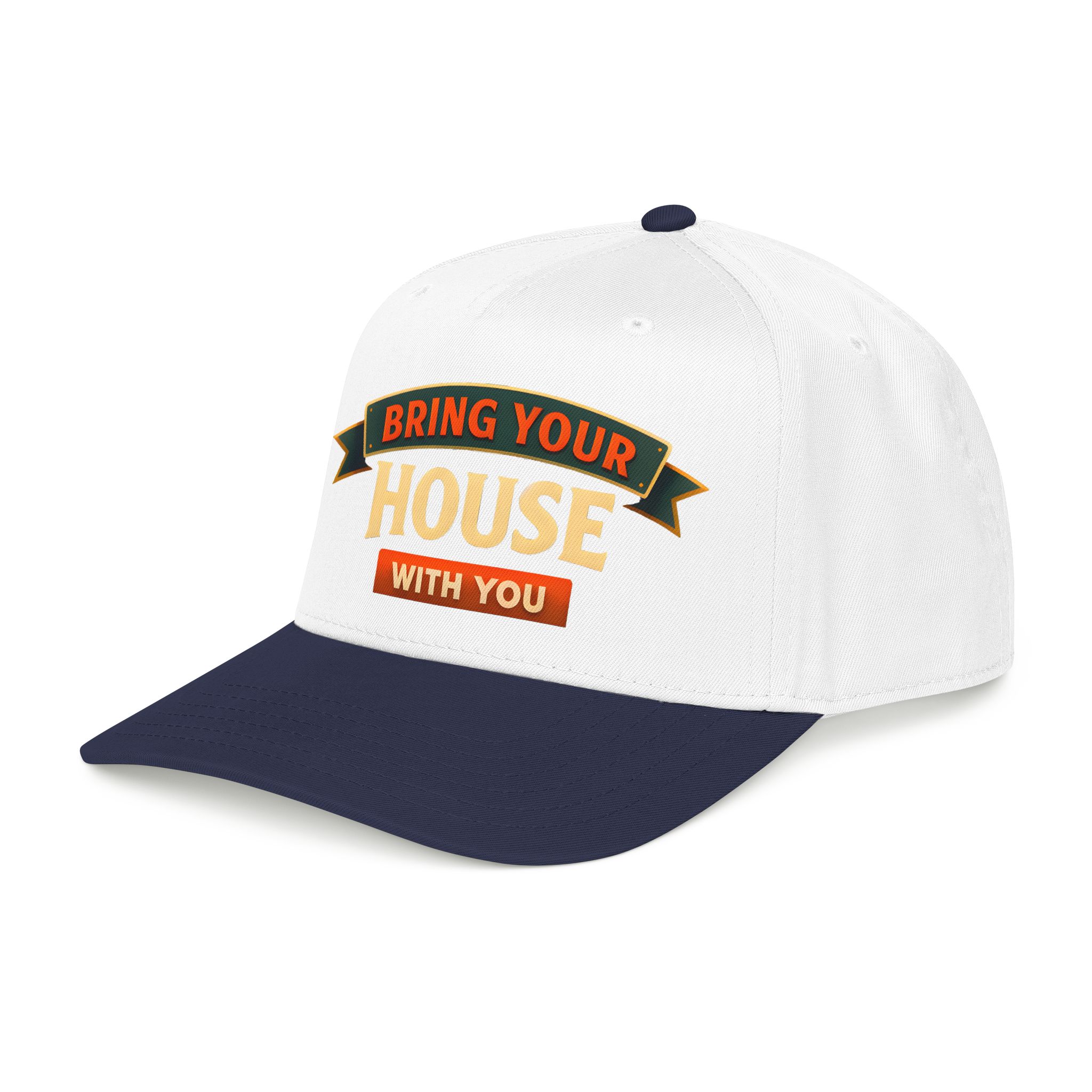 Baseball Cap - "Bring Your House With You" Design Scenic-Line