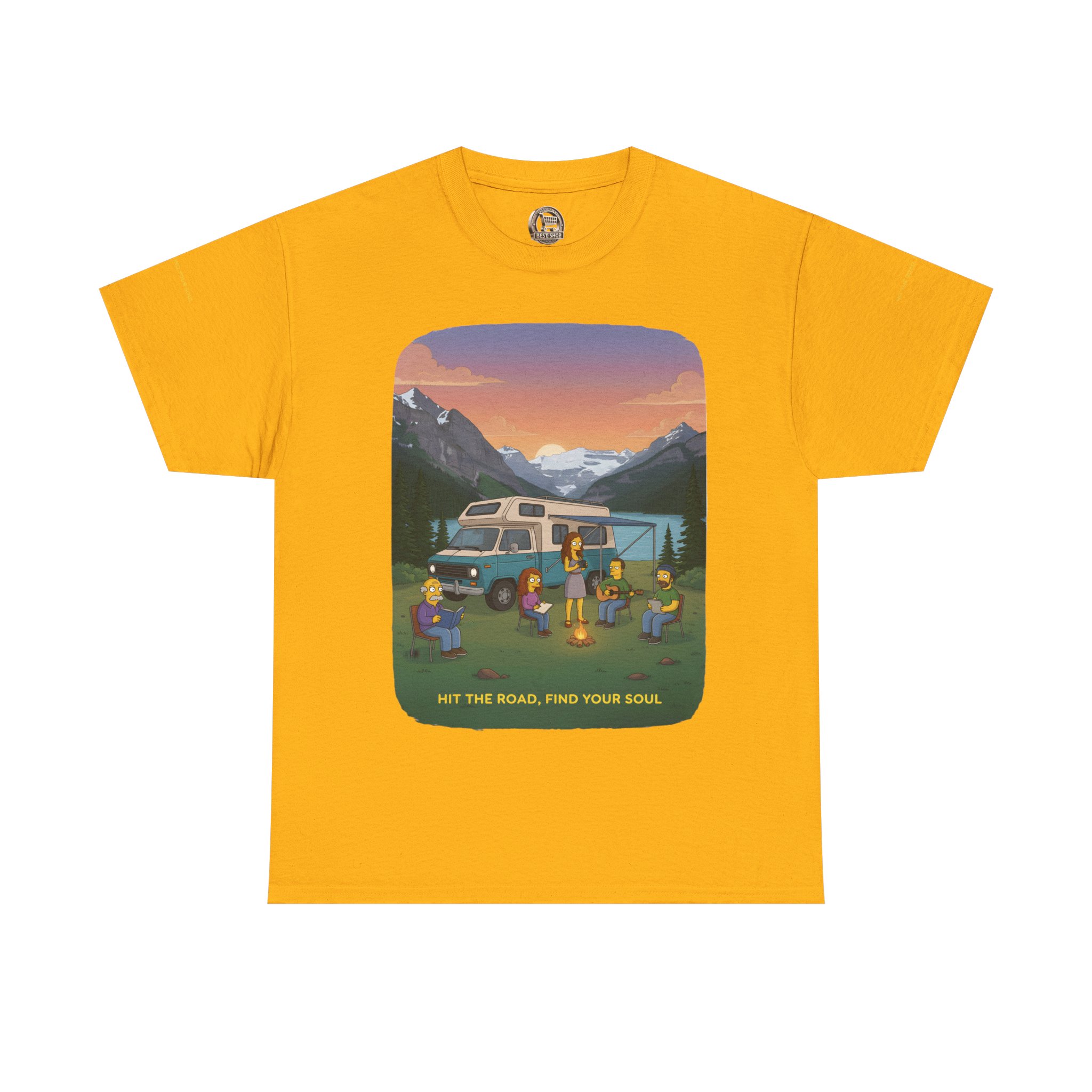 7073674060954925947_2048.jpeg Unisex Heavy Cotton Tee — "Hit The Road-Find Your Soul" Design Sitcom-Line