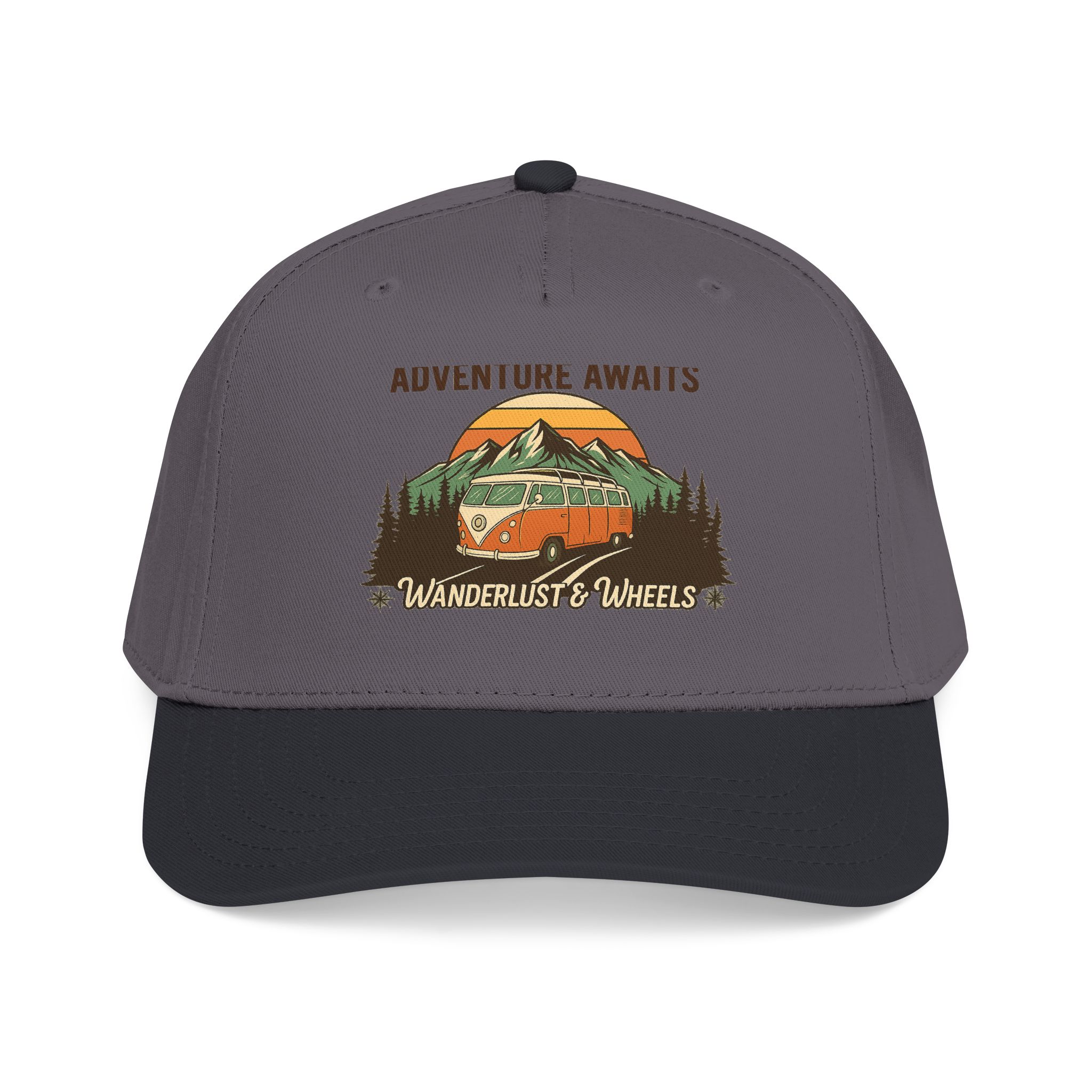 Baseball Cap - "Home Is Where You Adventure Awaits" Mid Profile Baseball Cap