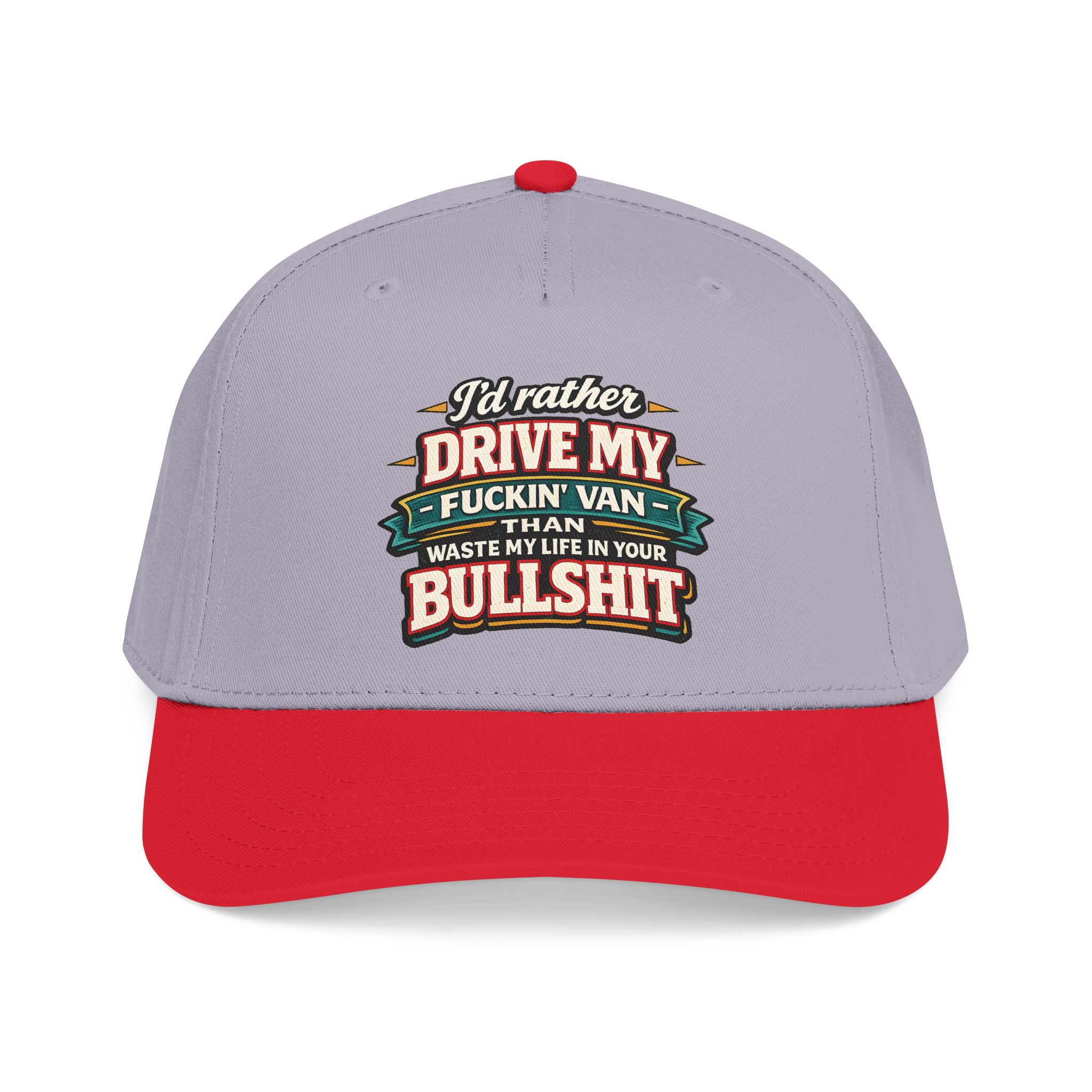 Baseball Cap - "I´d Rather Drive My Fucking Van" Design F**K-Line