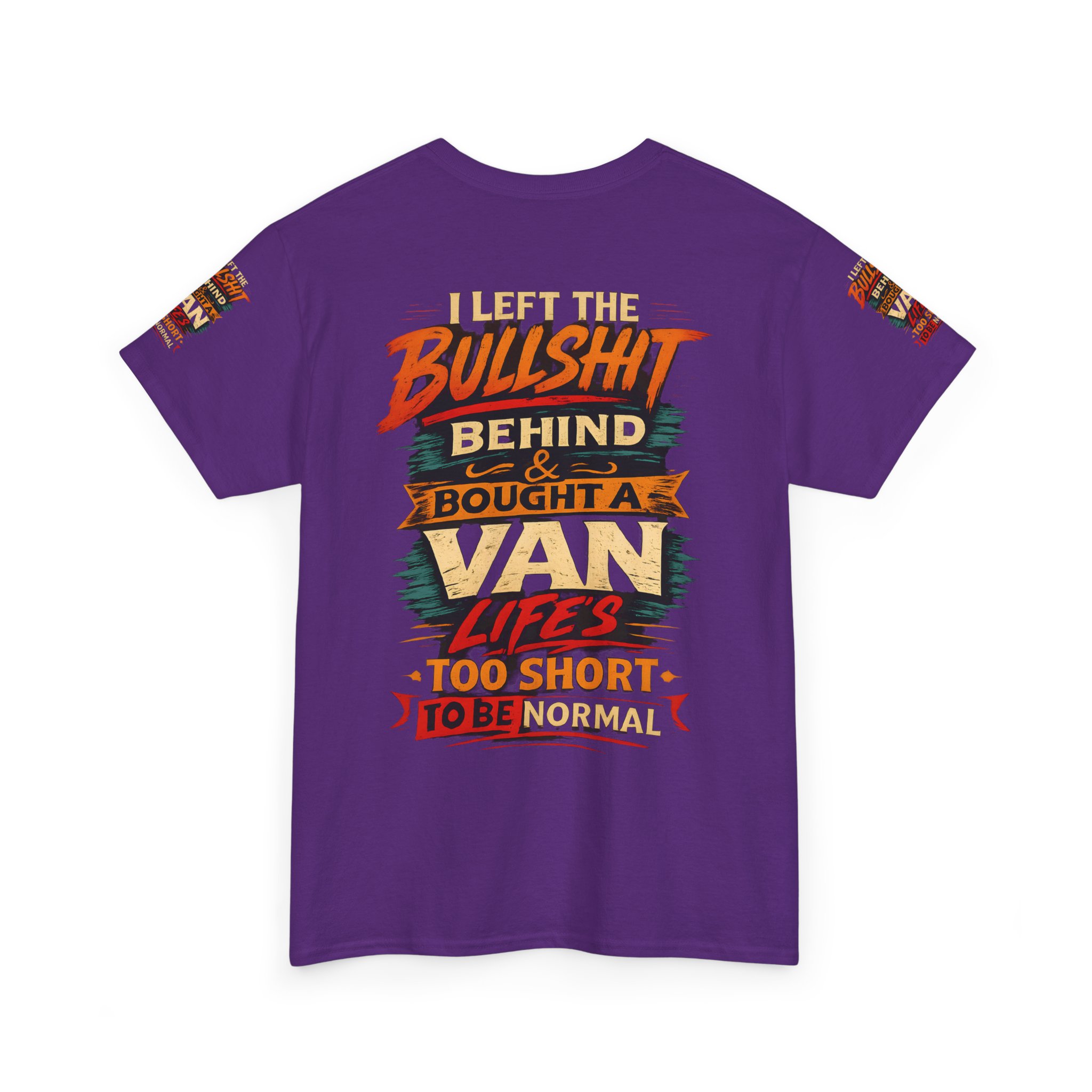 7098337467271405173_2048.jpeg Unisex Heavy Cotton Tee — "I Left The Bullshit" Design F**K-Line