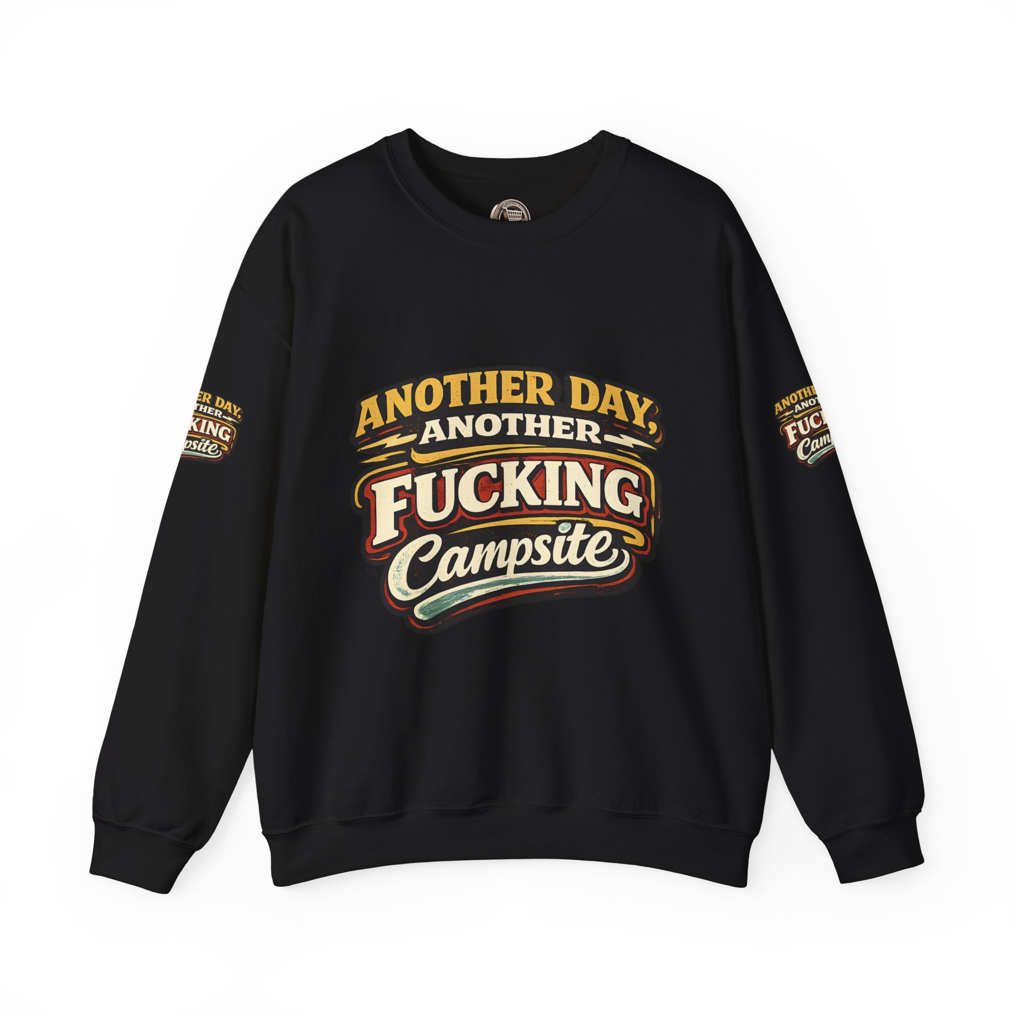 Unisex Heavy Blend™ Crewneck Sweatshirt — "Another Day" Design F**K-Line