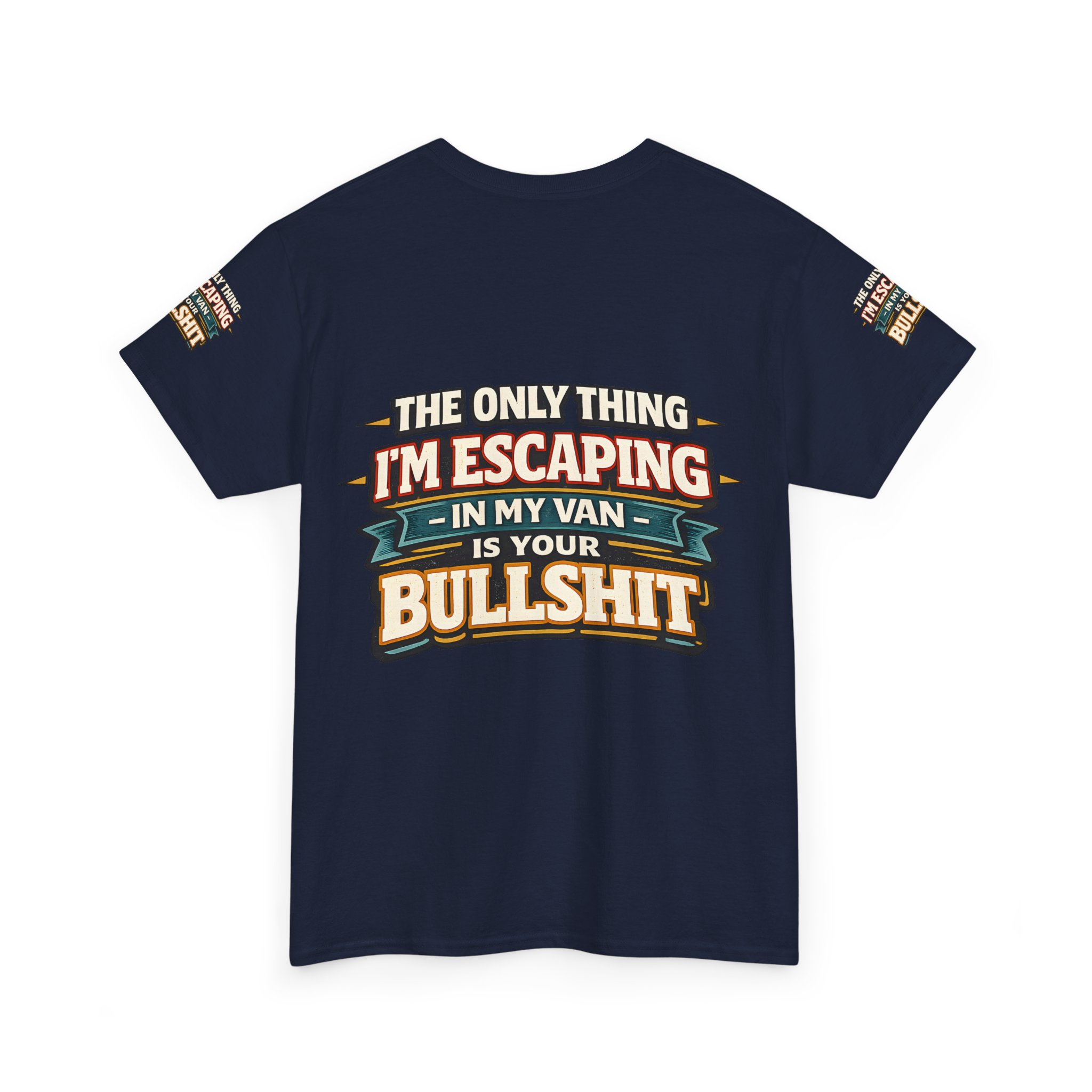 Unisex Heavy Cotton Tee — "The Only Thing I´m Escaping" Design F**K-Line