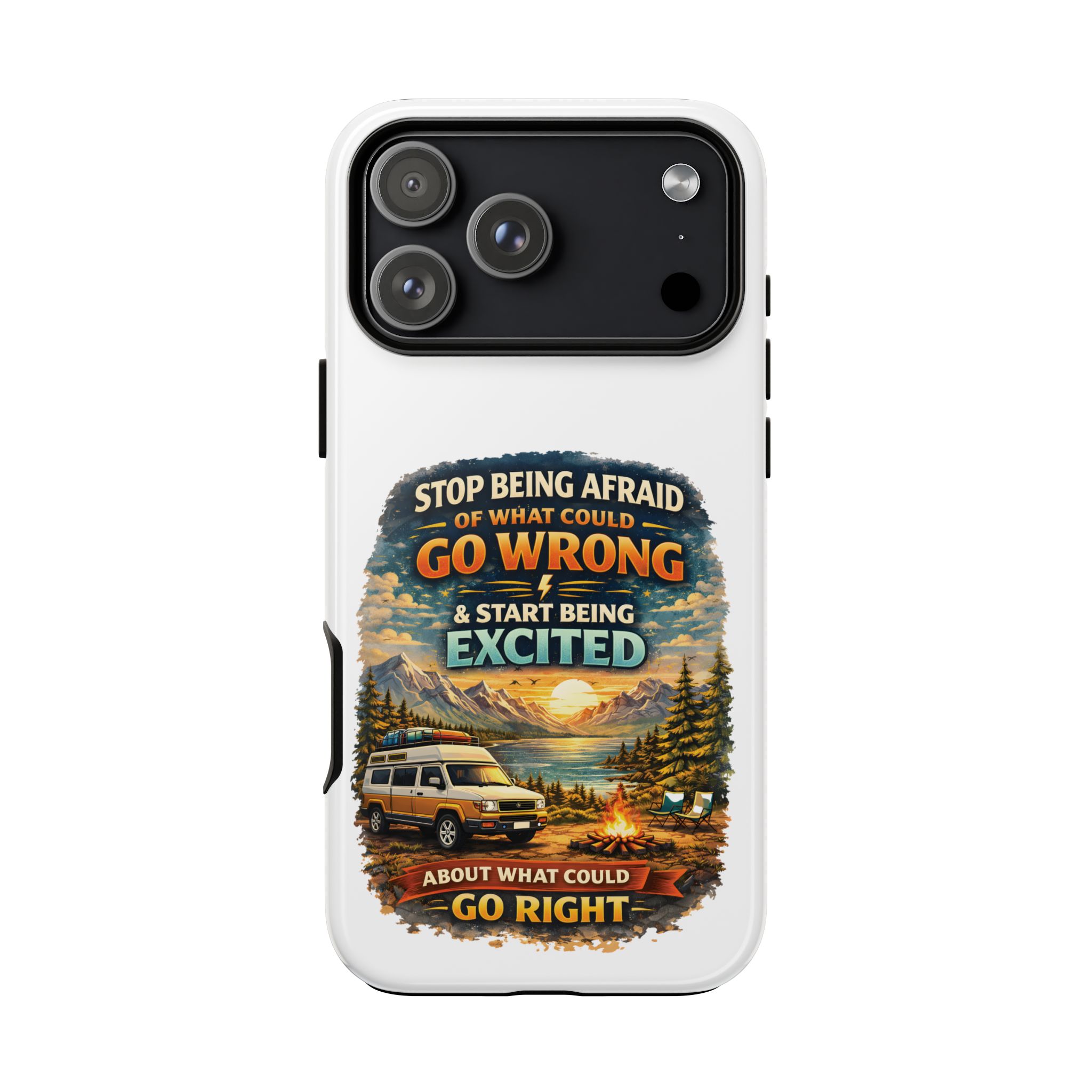 Phone Case — "Stop Being Afraid" (Design Scenic-Line)