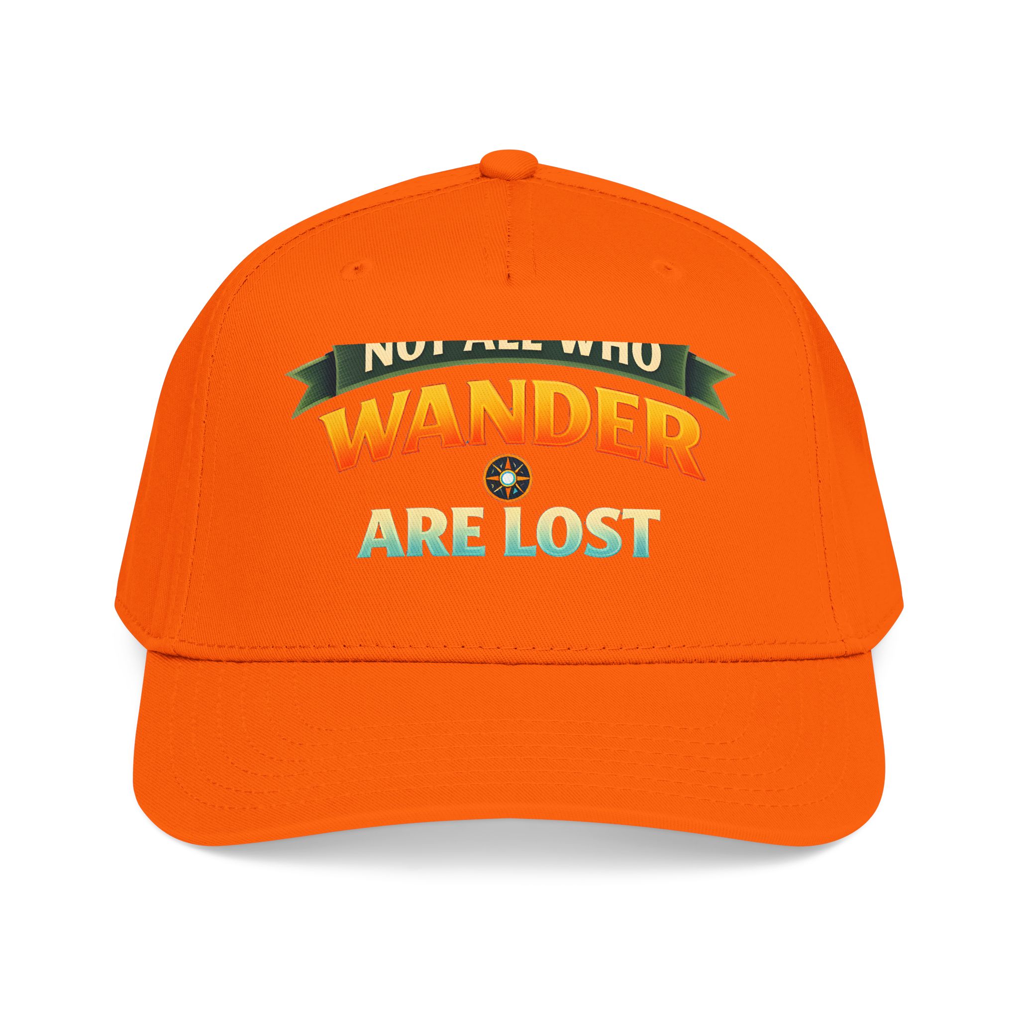 Baseball Cap - "Not All Who Wander Are Lost" Design Scenic-Line