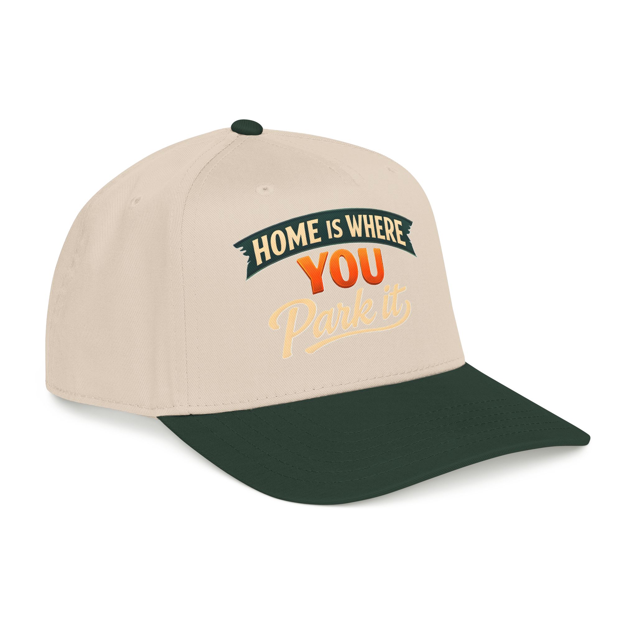 Baseball Cap - "Home Is where You Park It" Design Scenic-Line