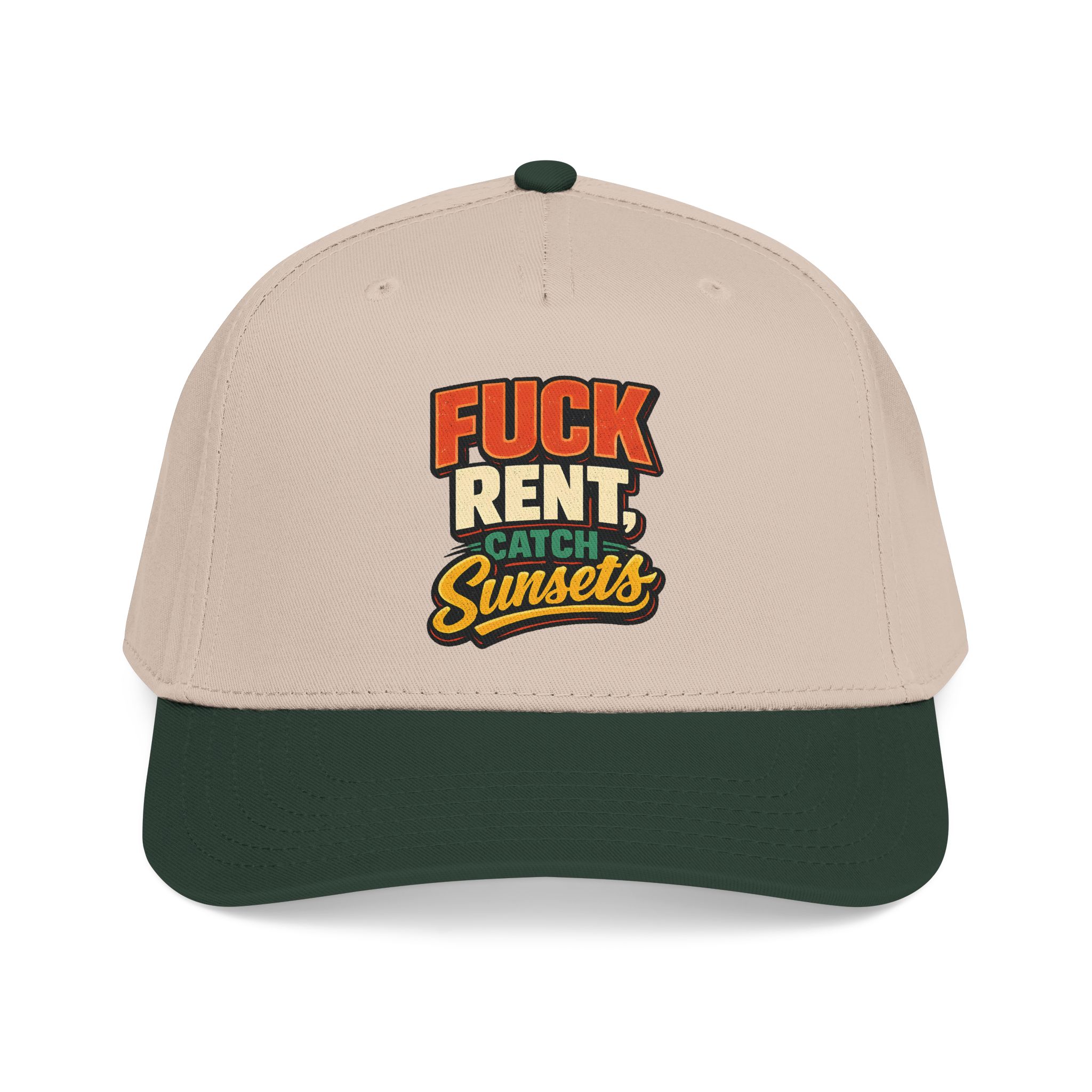 Baseball Cap - "Fuck Rent Catch Sunsets" Design F**K-Line