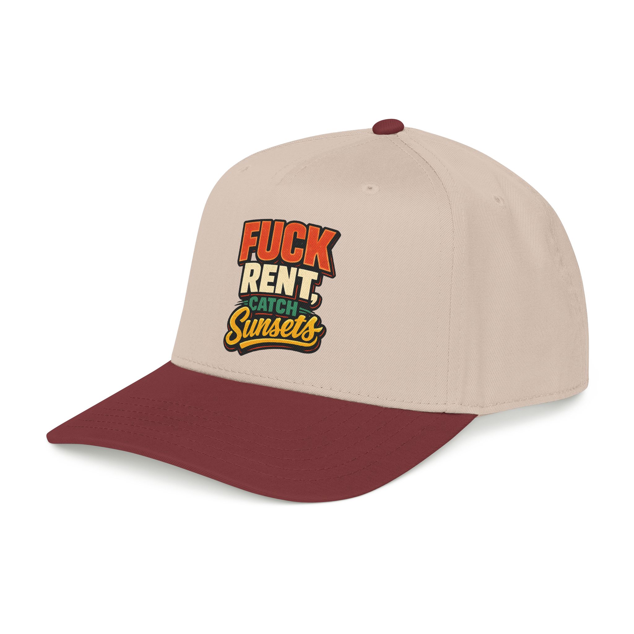 Baseball Cap - "Fuck Rent Catch Sunsets" Design F**K-Line
