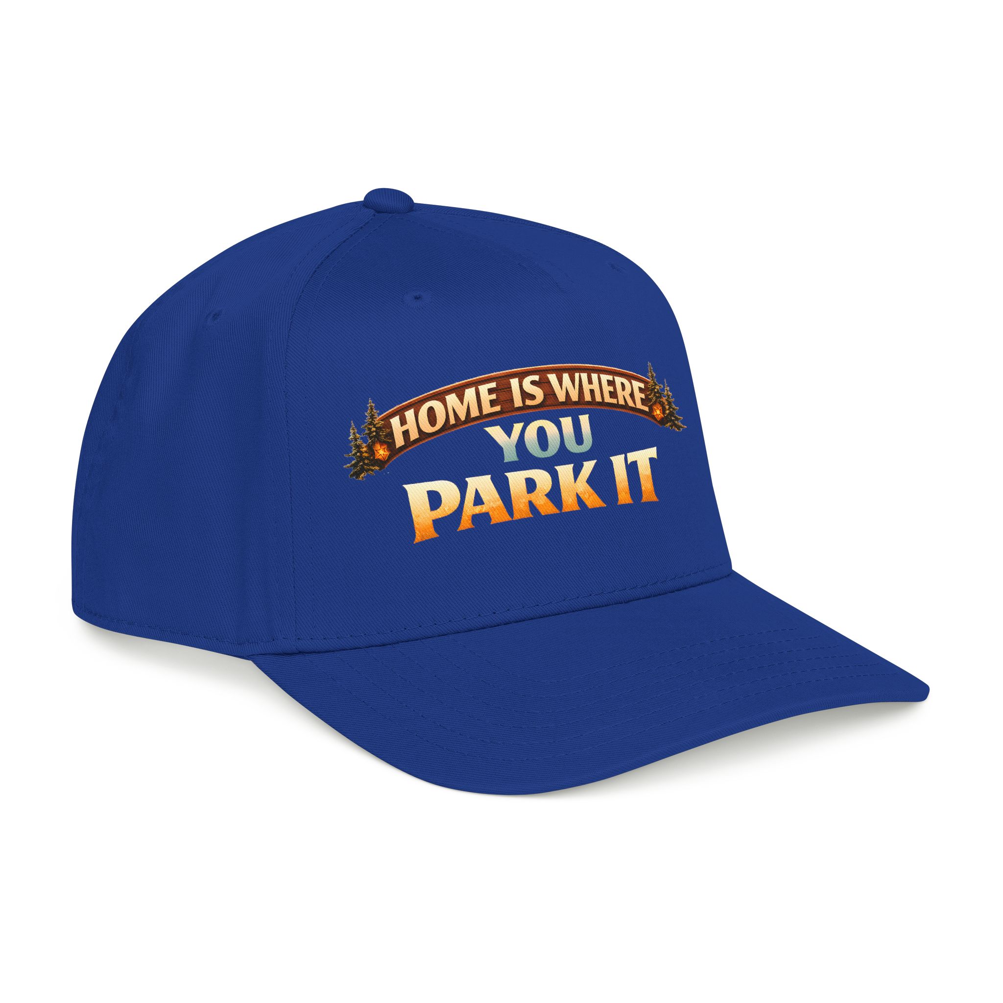 Baseball Cap - "Home Is Where You Park It" Design Scenic-Line