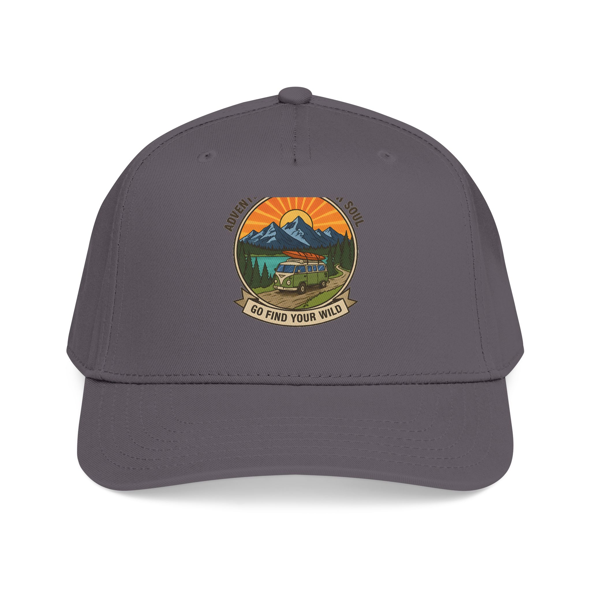 Baseball Cap — "Go Find Your Wild" Outdoor Patch