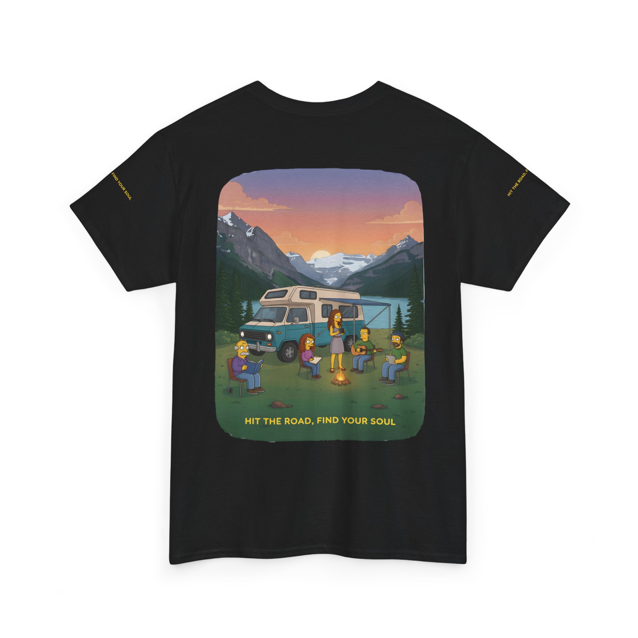 7191290235951576031_2048.jpeg Unisex Heavy Cotton Tee — "Hit The Road-Find Your Soul" Design Sitcom-Line