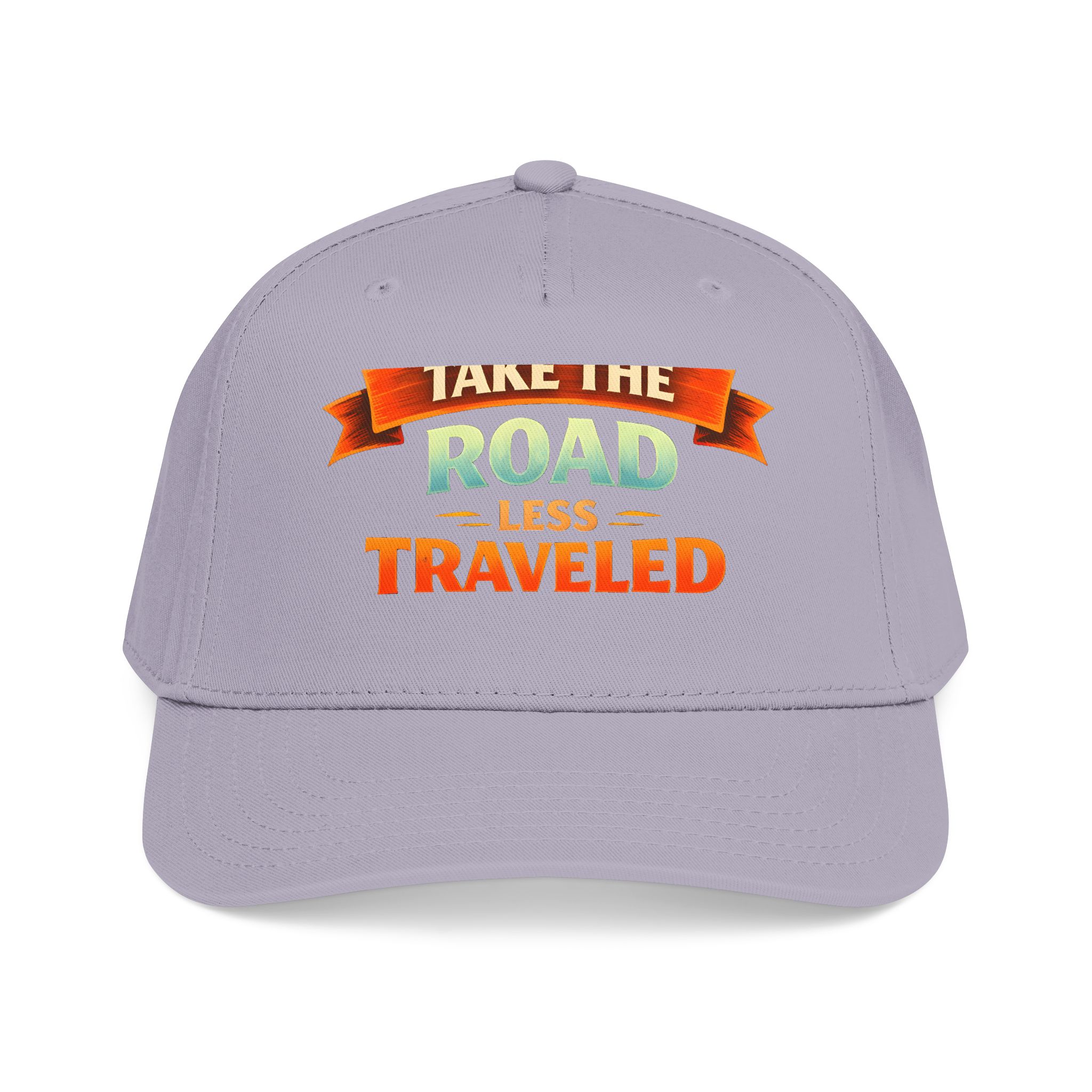 Baseball Cap - "Take The Road Less Traveled" Design Scenic-Line