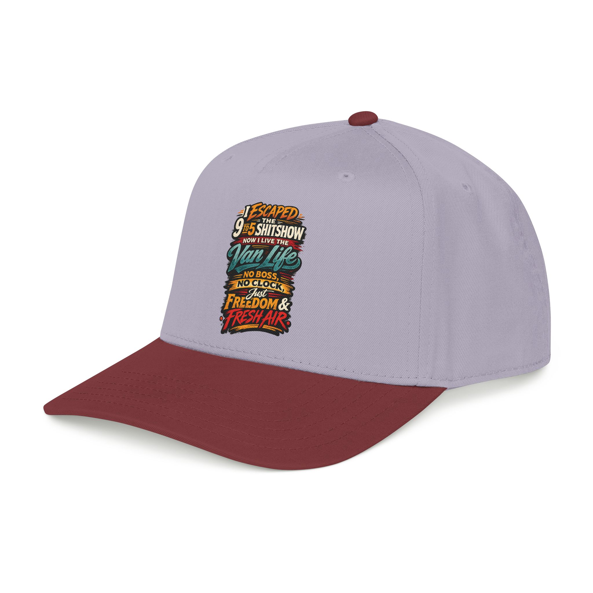 Baseball Cap - "I Escaped The 9 To 5" Design F**K-Line