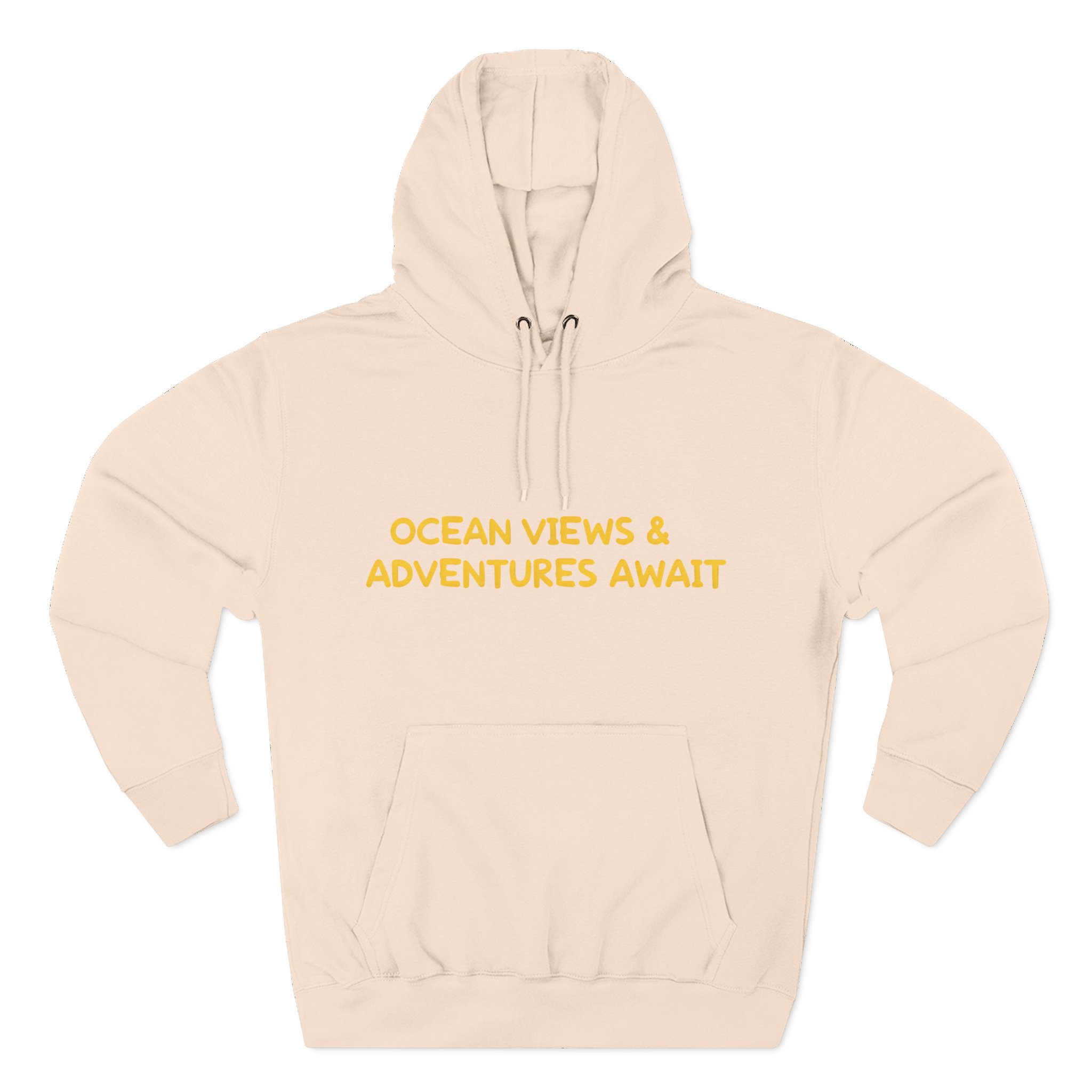 7256262926697628249_2048.jpeg Three-Panel Fleece Hoodie - "Ocean Views-Adventures Awaits" Design Sitcom-Line