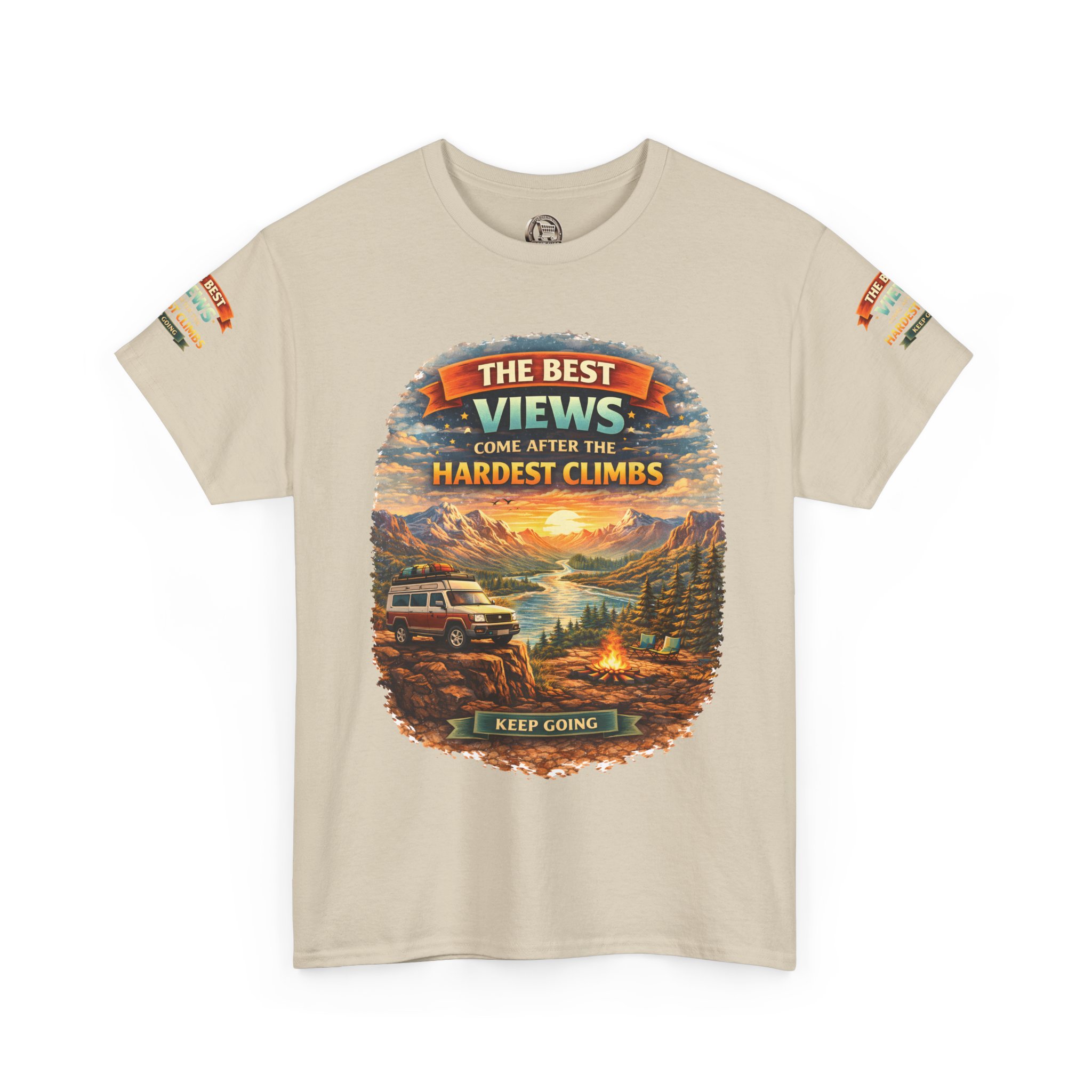7256905096536610230_2048.jpeg Unisex Heavy Cotton Tee — "The Best Views" Design Scenic-Line
