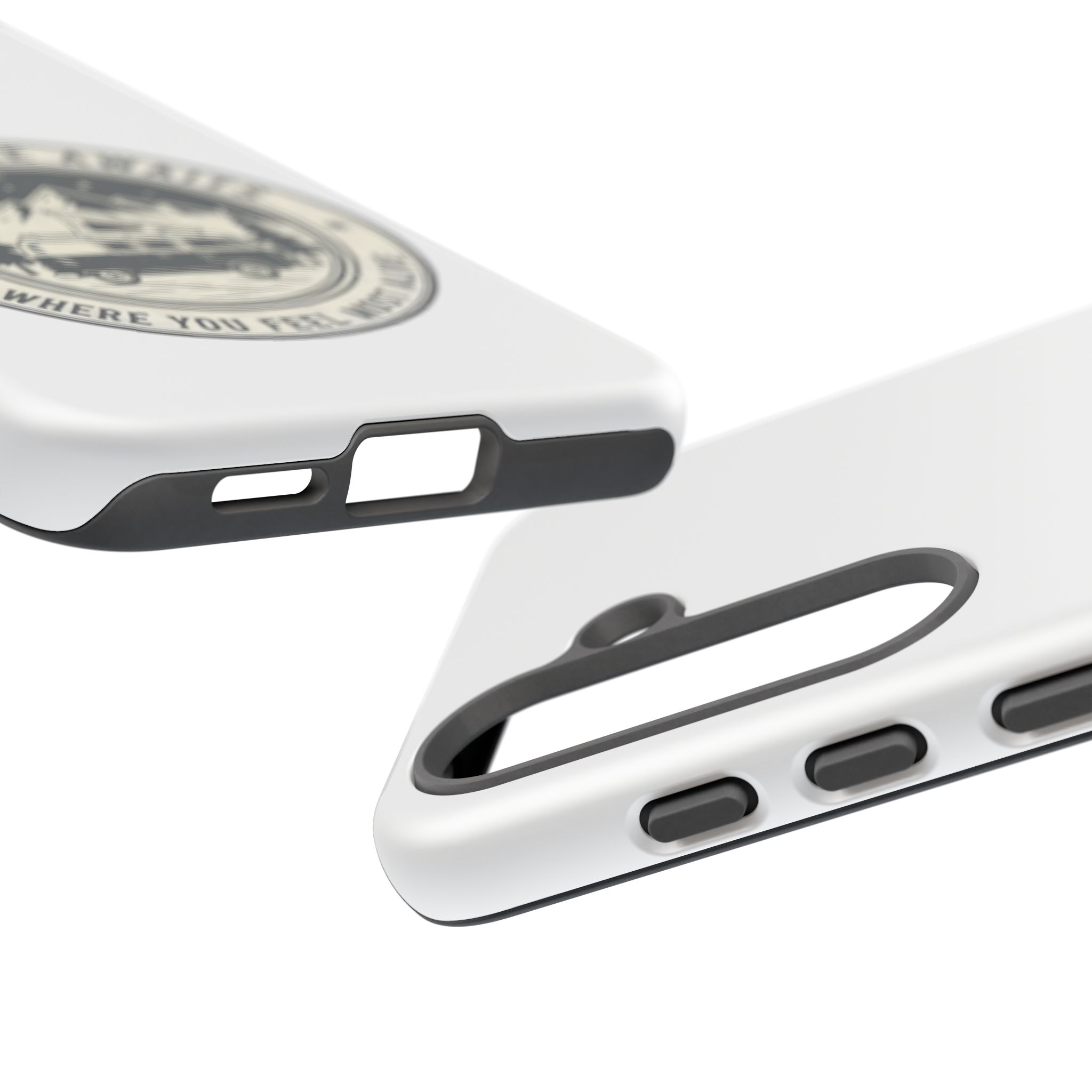 Phone Case — "Adventure Awaits-Go Where You Feel Most Alive" Camper Van Design