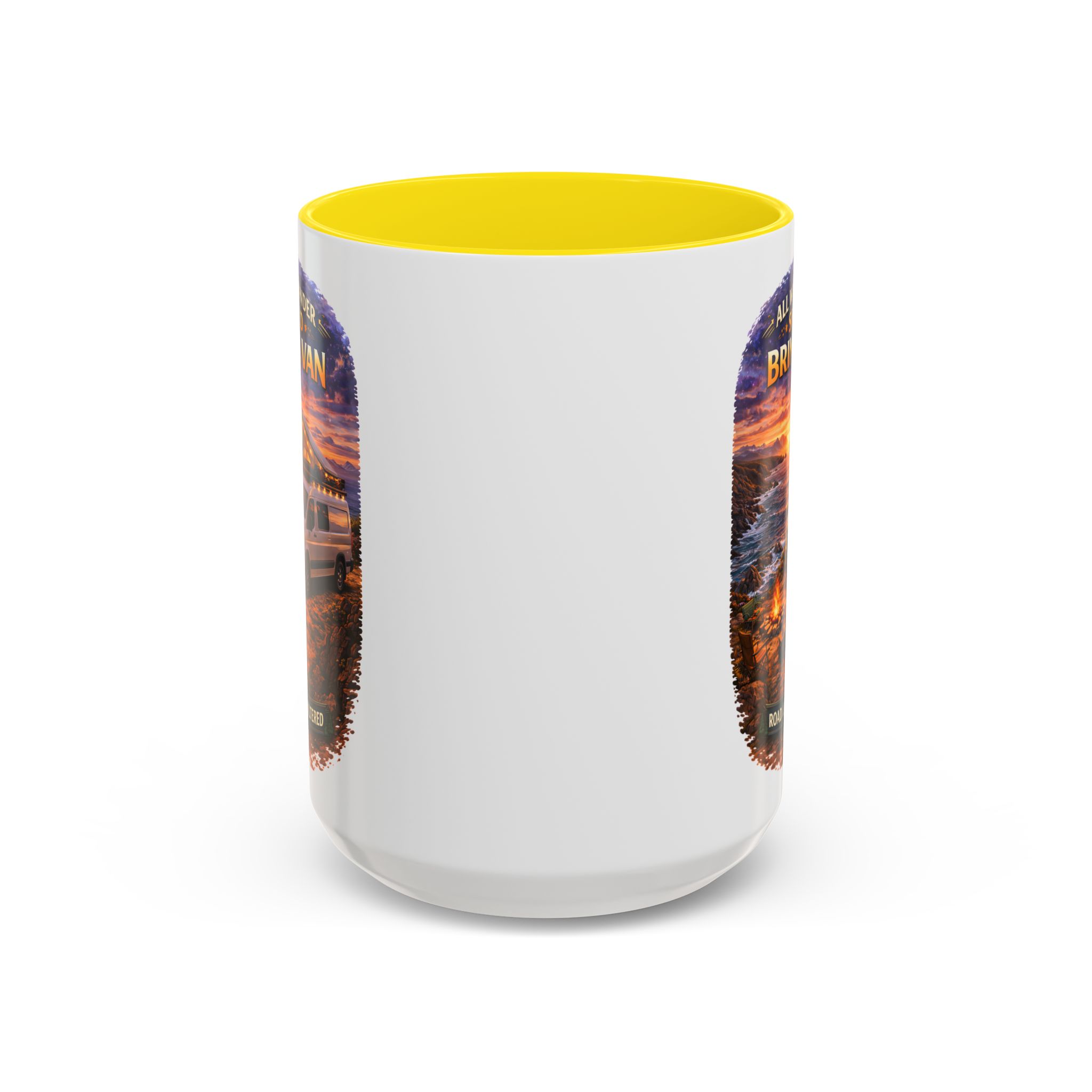 7264124294596147237_2048.jpeg Accent Coffee Mug (11, 15oz) — "All Who wander Should Bring A Van" Design Scenic-Line